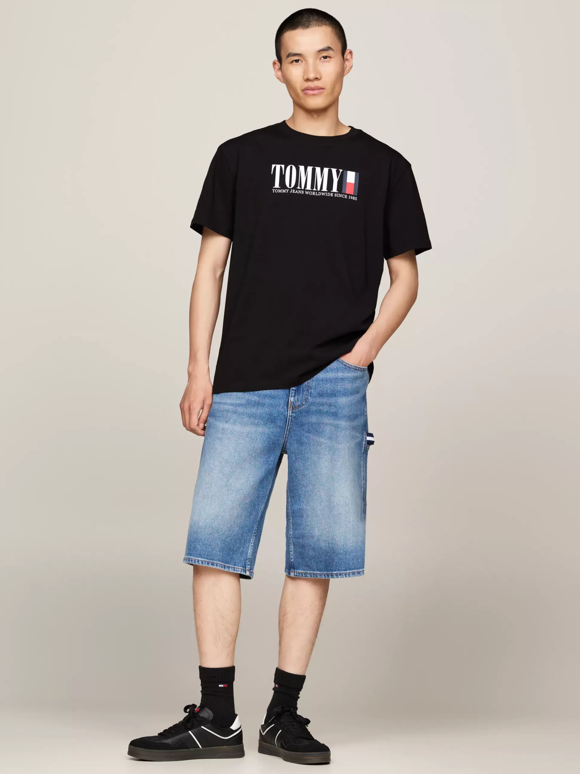 Tommy Hilfiger T-Shirty^T-shirt Z Okrągłym Dekoltem I Logo Z Flagą