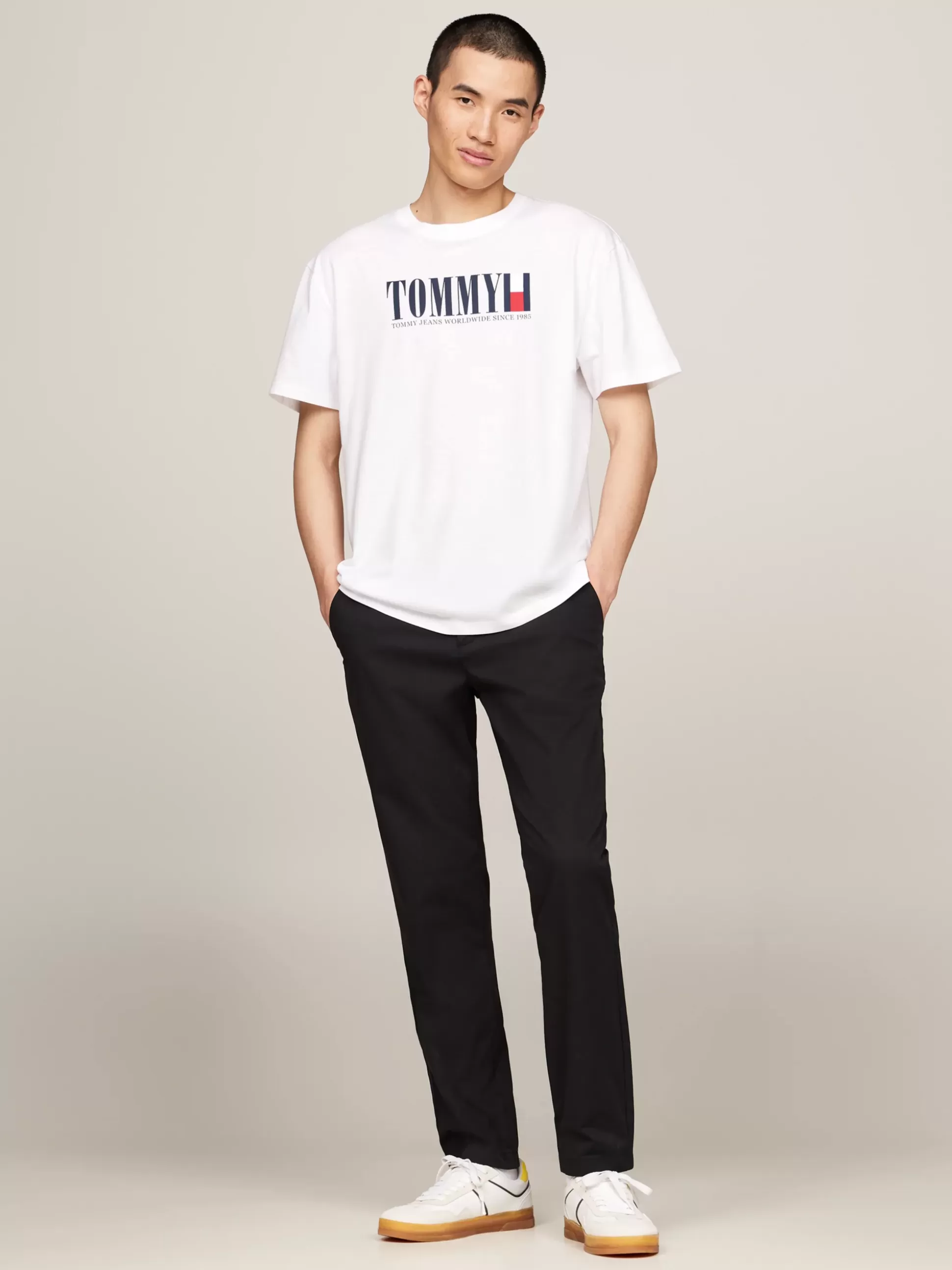 Tommy Hilfiger T-Shirty^T-shirt Z Okrągłym Dekoltem I Logo Z Flagą