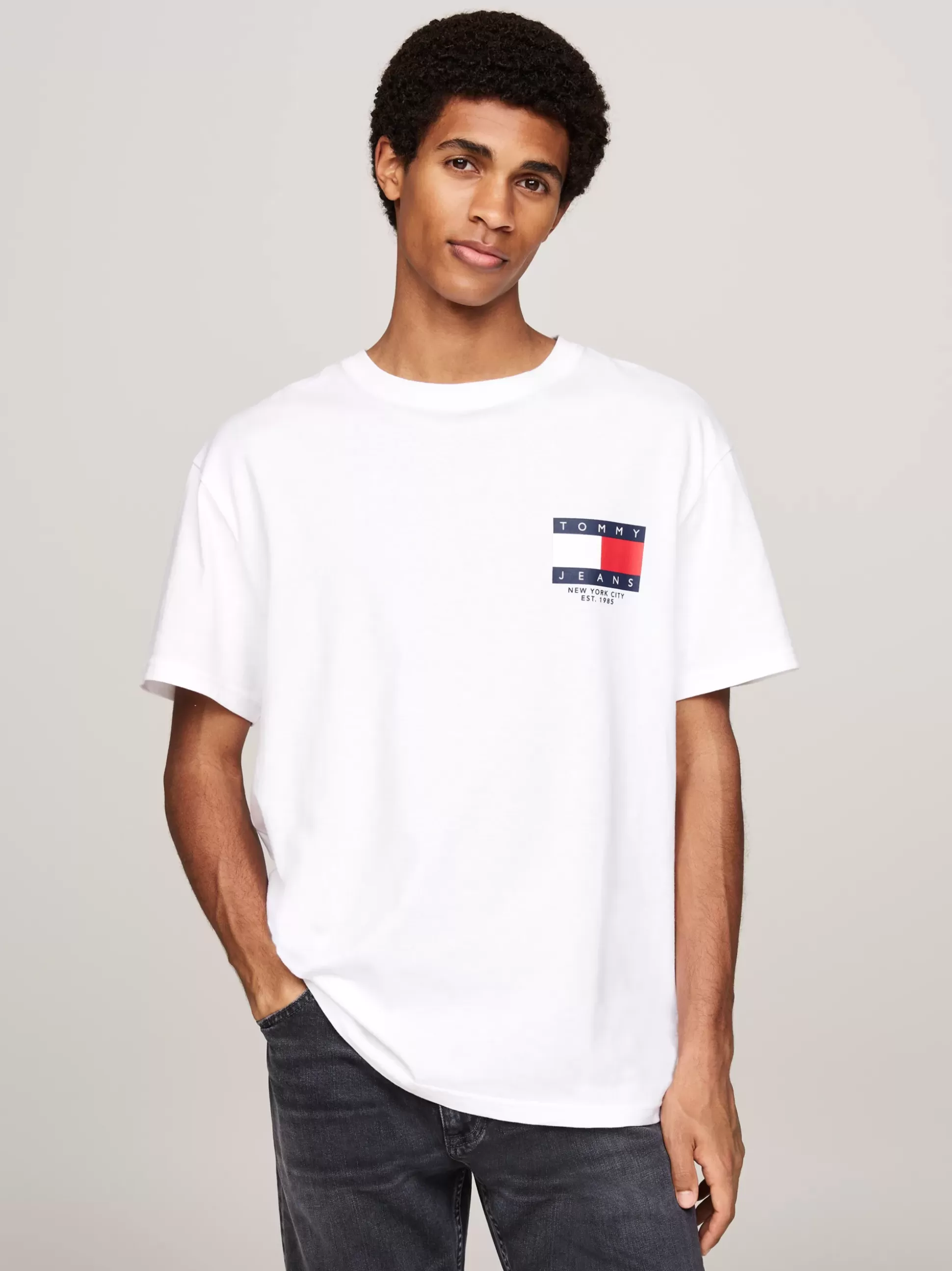 Tommy Hilfiger T-Shirty^T-shirt Z Okrągłym Dekoltem I Logo Z Tyłu