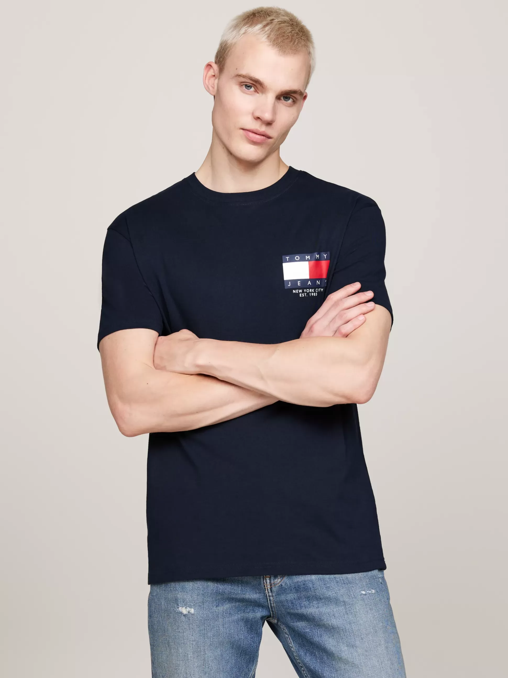 Tommy Hilfiger T-Shirty^T-shirt Z Okrągłym Dekoltem I Logo Z Tyłu