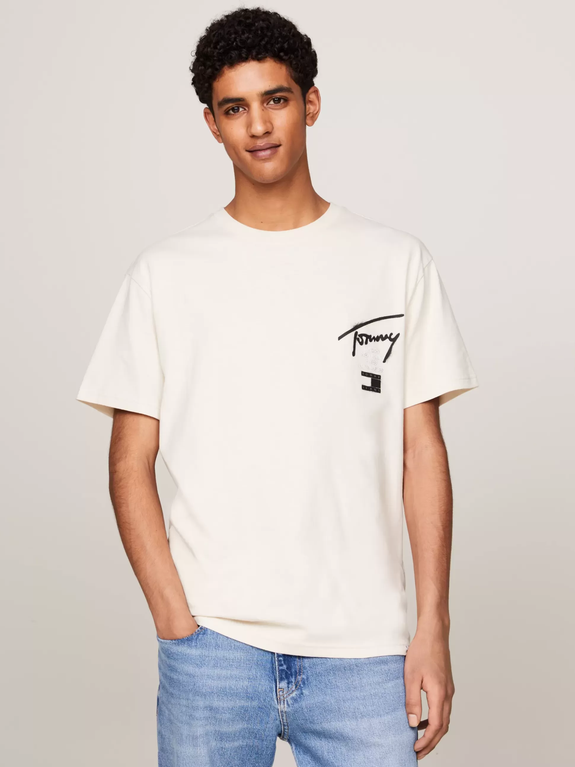 Tommy Hilfiger T-Shirty^T-shirt Z Okrągłym Dekoltem I Logo Z Tyłu