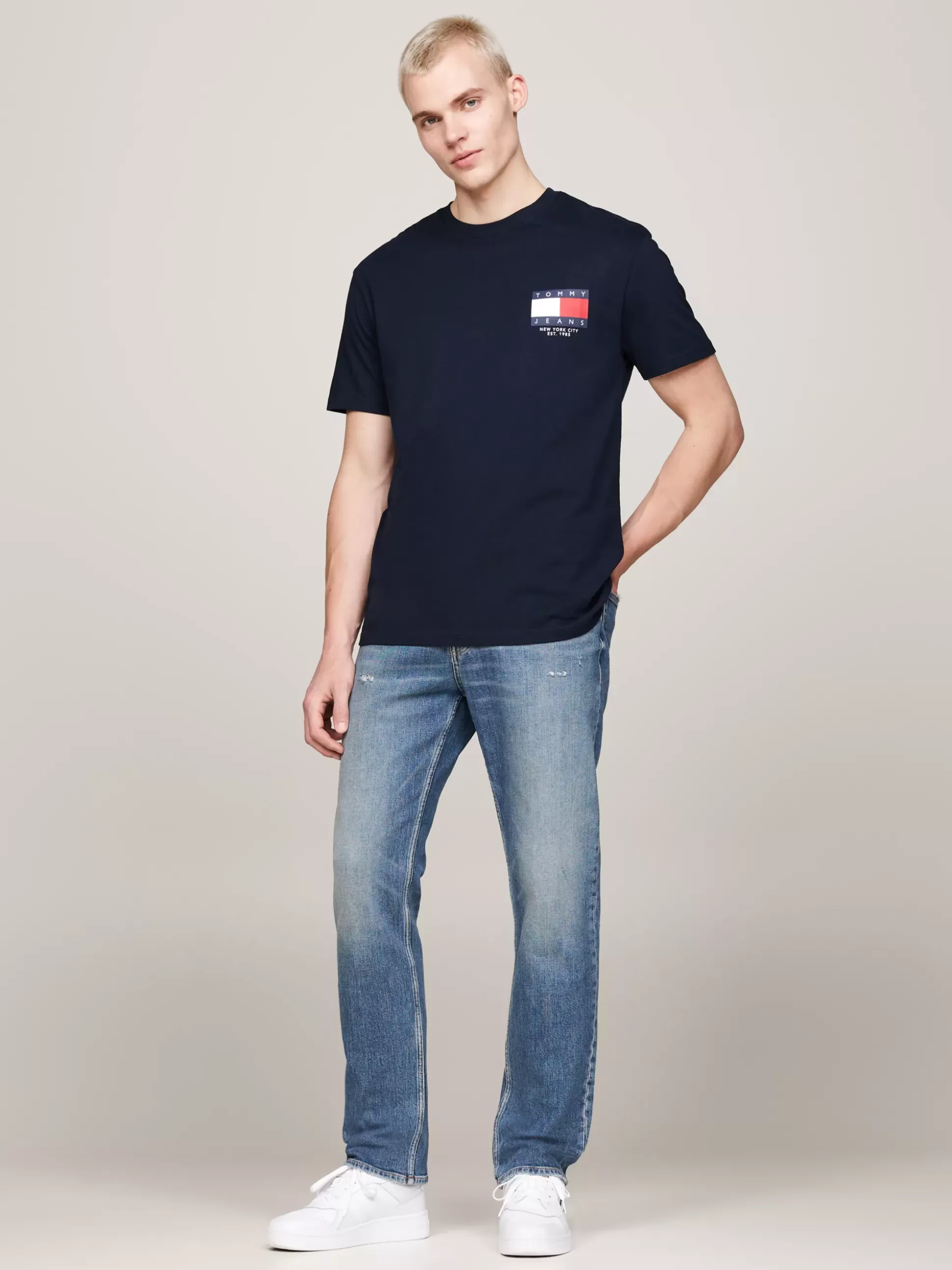 Tommy Hilfiger T-Shirty^T-shirt Z Okrągłym Dekoltem I Logo Z Tyłu