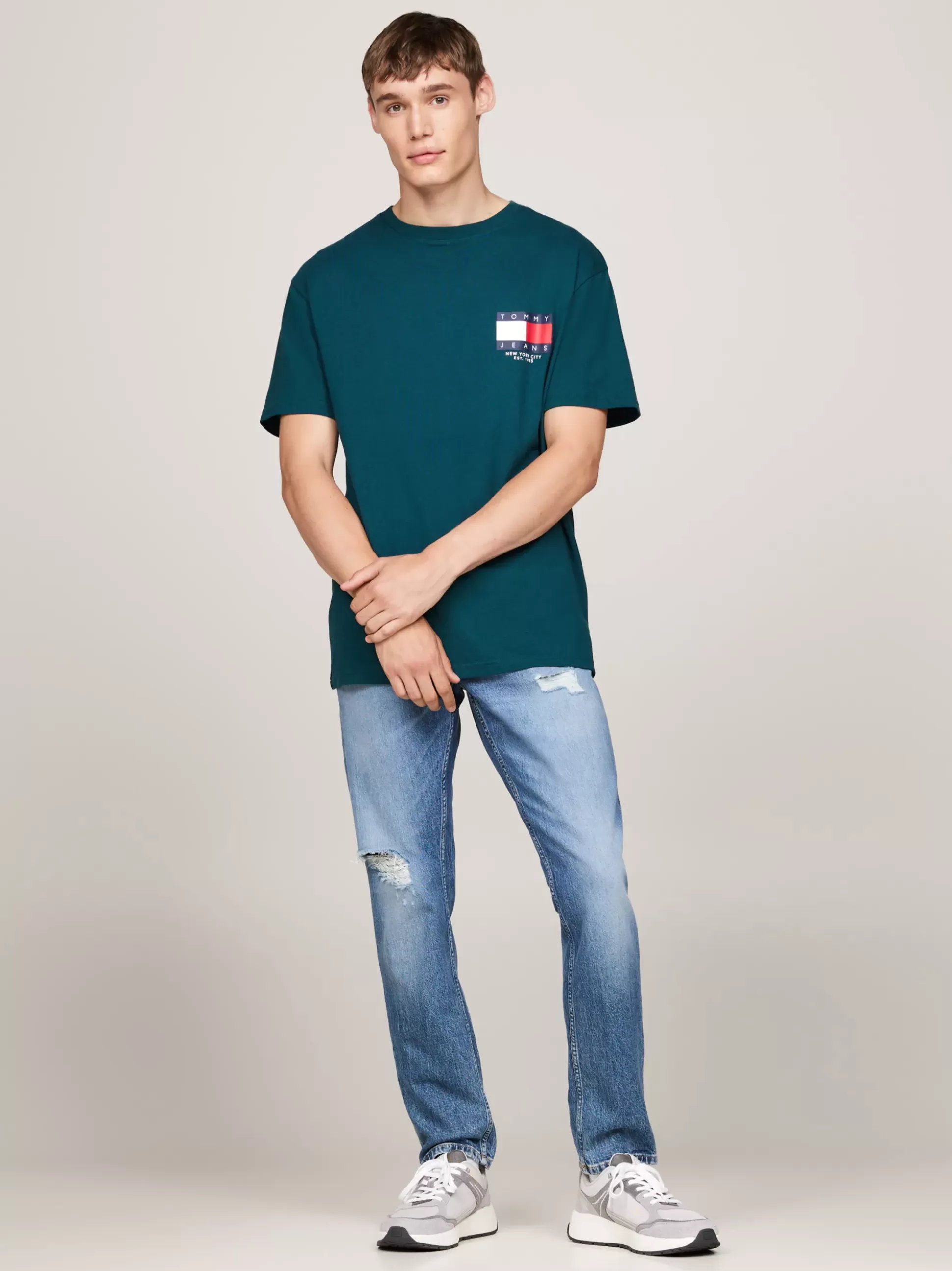 Tommy Hilfiger T-Shirty^T-shirt Z Okrągłym Dekoltem I Logo Z Tyłu