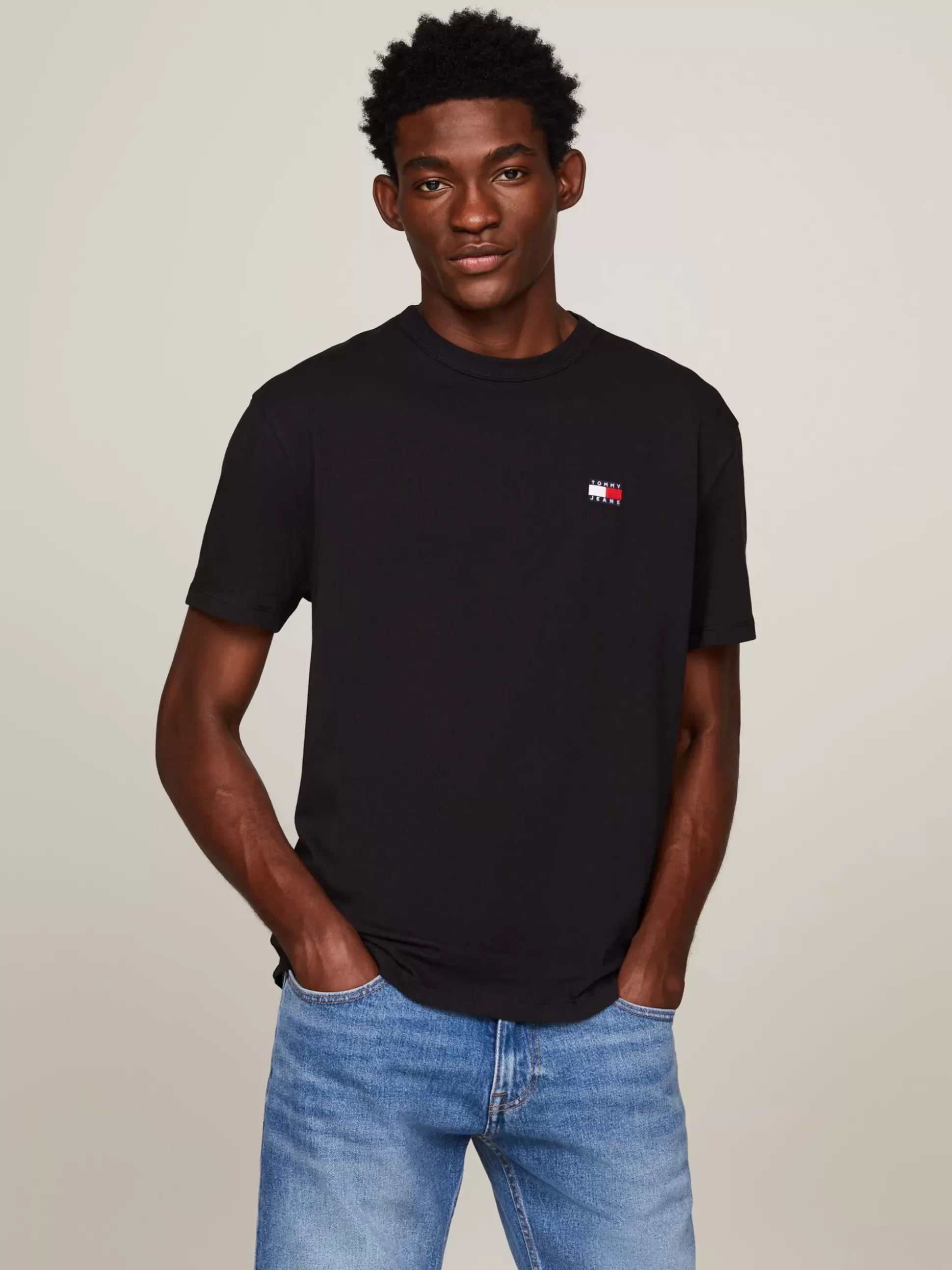 Tommy Hilfiger T-Shirty^T-shirt Z Okrągłym Dekoltem I Naszywką Tommy