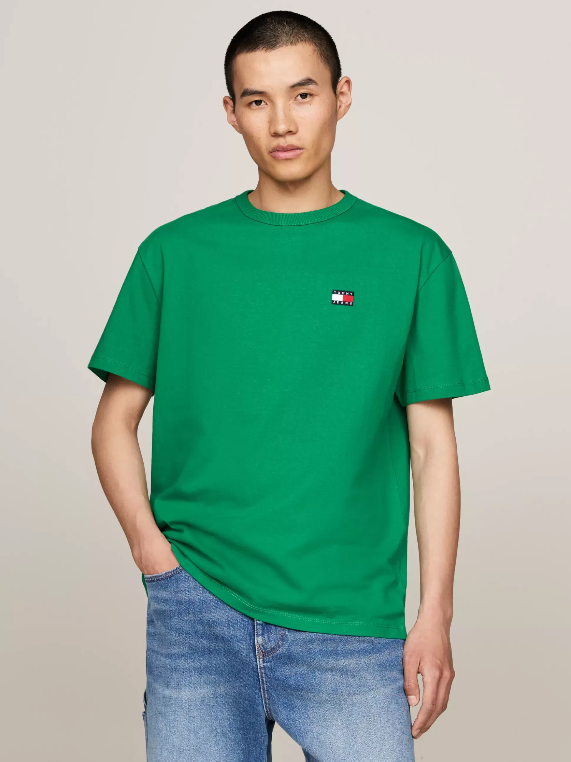 Tommy Hilfiger T-Shirty^T-shirt Z Okrągłym Dekoltem I Naszywką Tommy