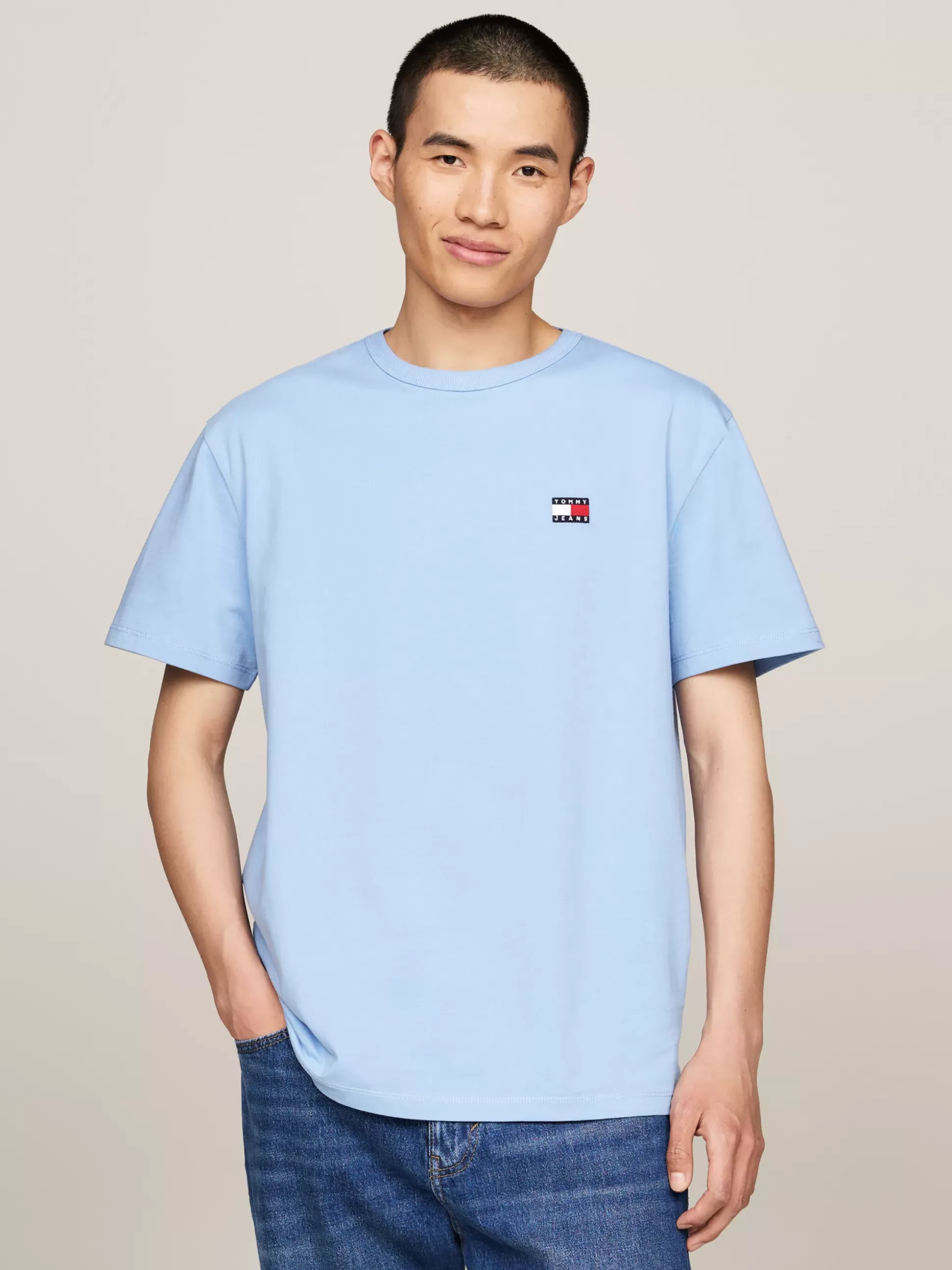 Tommy Hilfiger T-Shirty^T-shirt Z Okrągłym Dekoltem I Naszywką Tommy