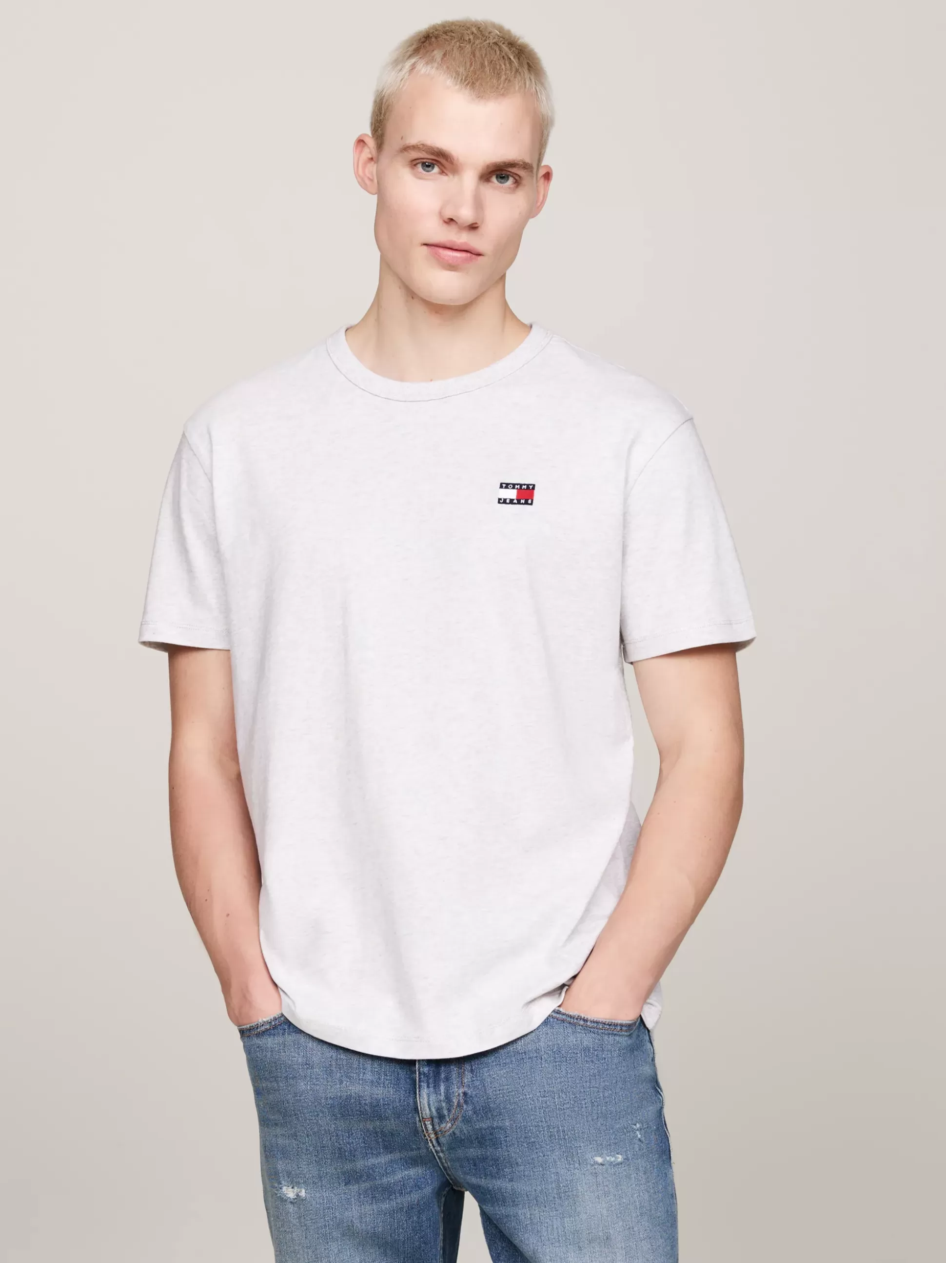 Tommy Hilfiger T-Shirty^T-shirt Z Okrągłym Dekoltem I Naszywką Tommy