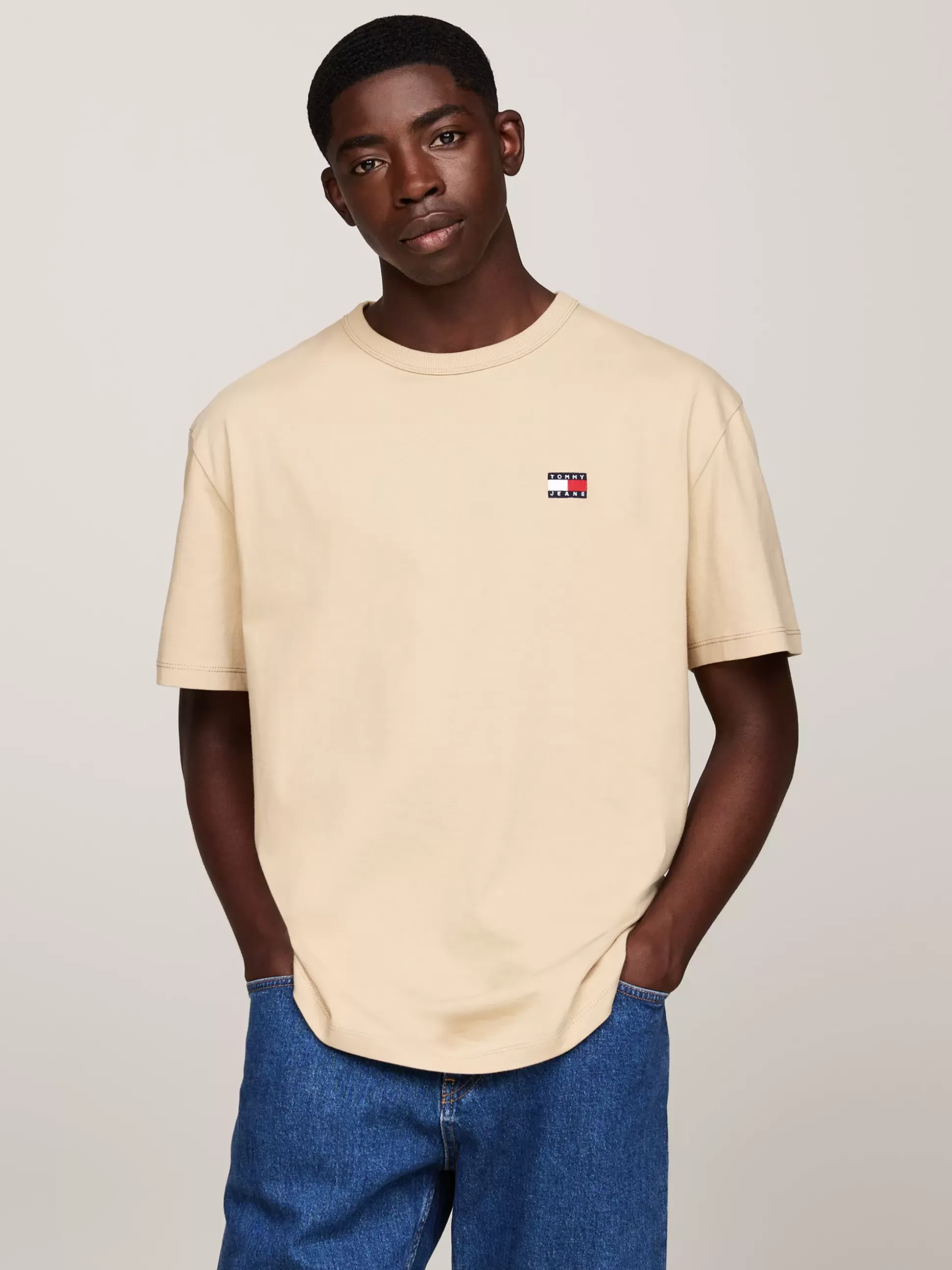 Tommy Hilfiger T-Shirty^T-shirt Z Okrągłym Dekoltem I Naszywką Tommy