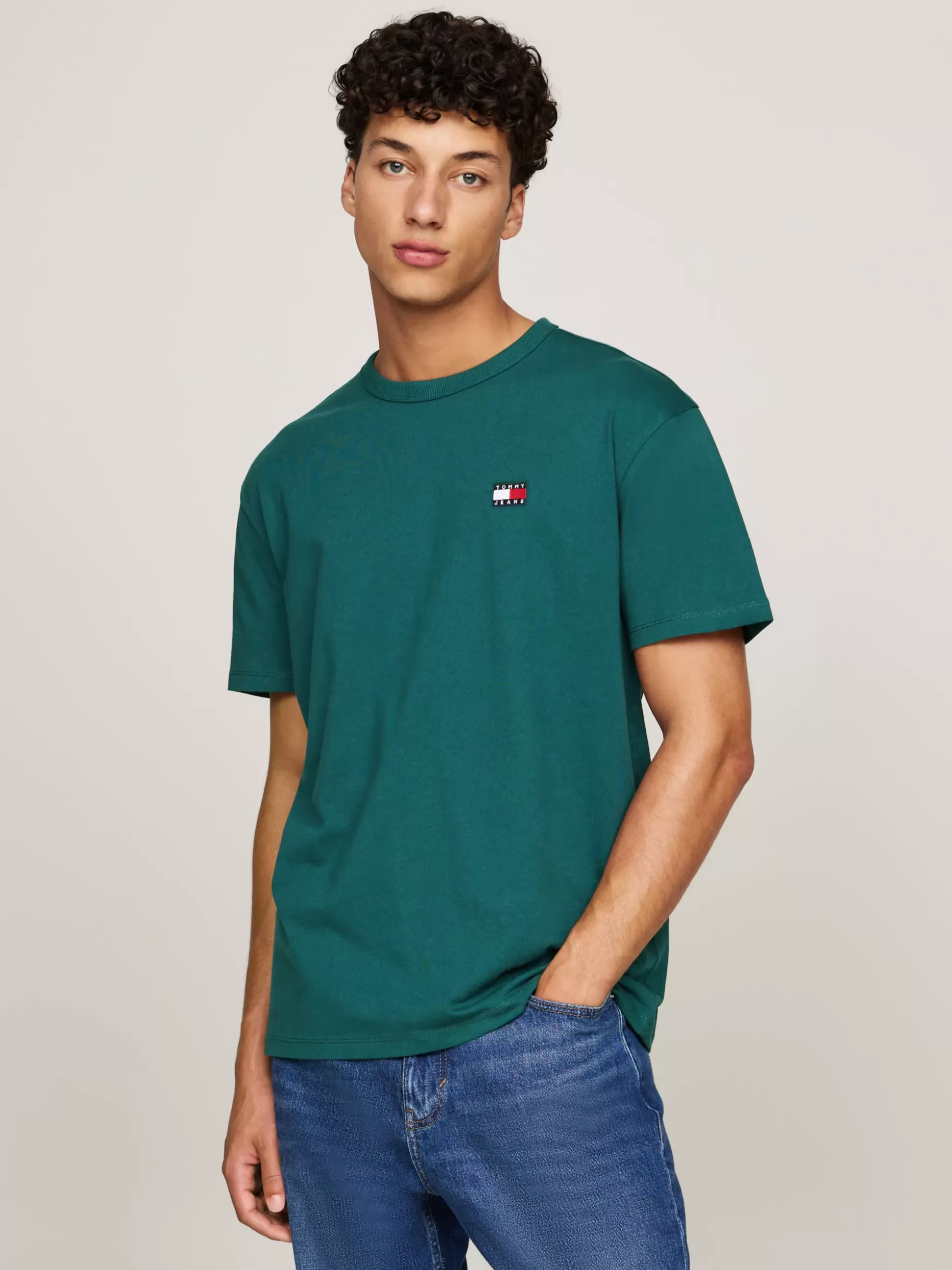 Tommy Hilfiger T-Shirty^T-shirt Z Okrągłym Dekoltem I Naszywką Tommy