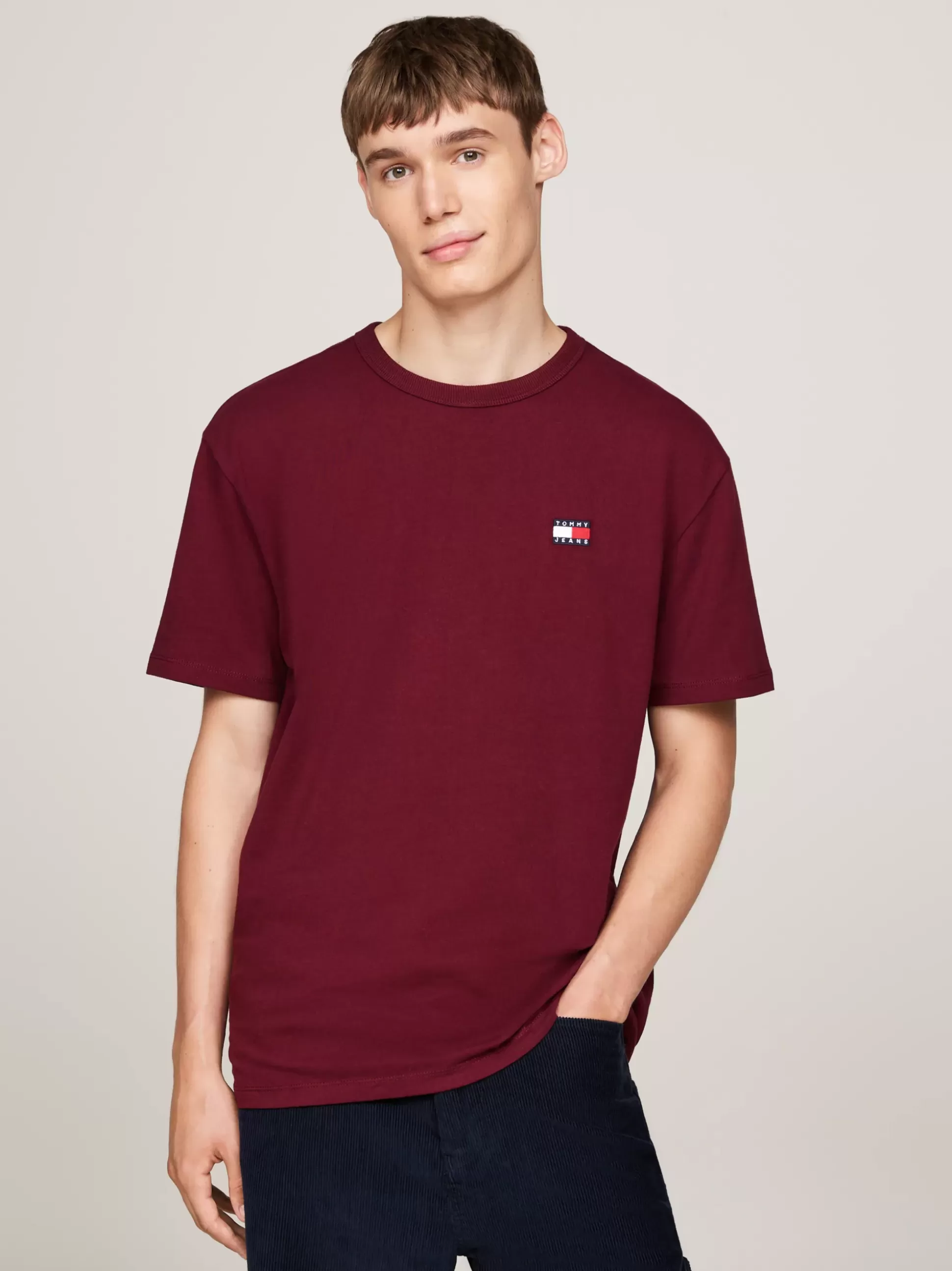 Tommy Hilfiger T-Shirty^T-shirt Z Okrągłym Dekoltem I Naszywką Tommy