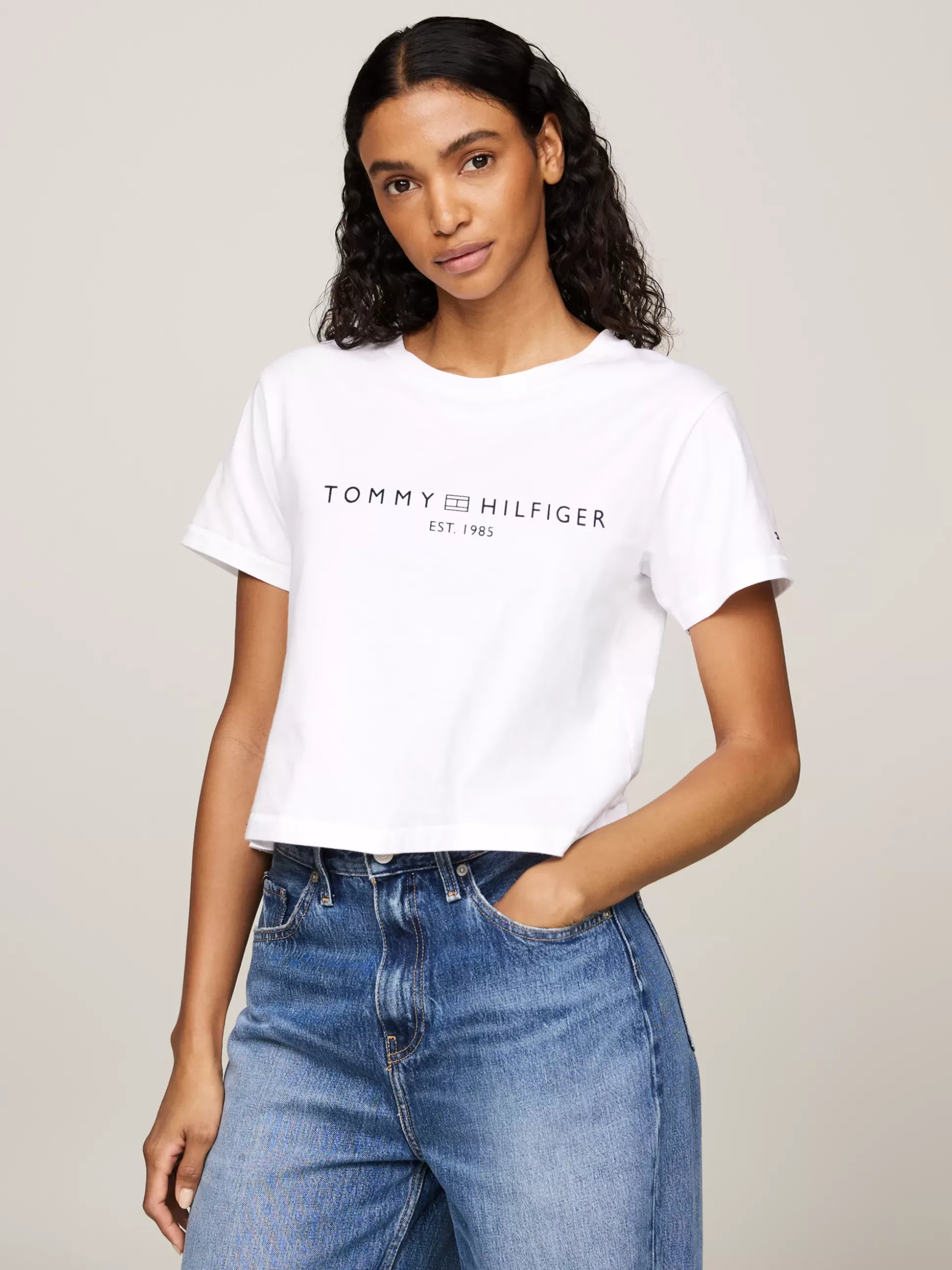 Tommy Hilfiger T-Shirty^T-shirt Z Okrągłym Dekoltem I Szwem