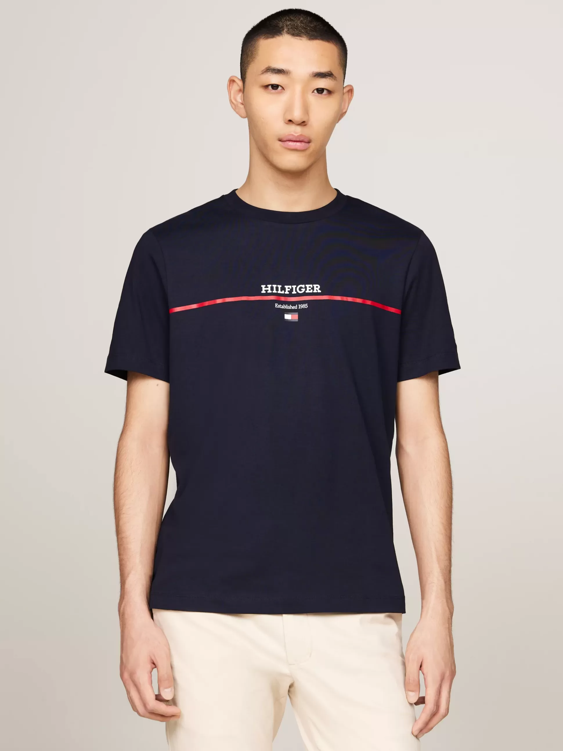 Tommy Hilfiger T-Shirty^T-shirt Z Paskiem I Logo Hilfiger