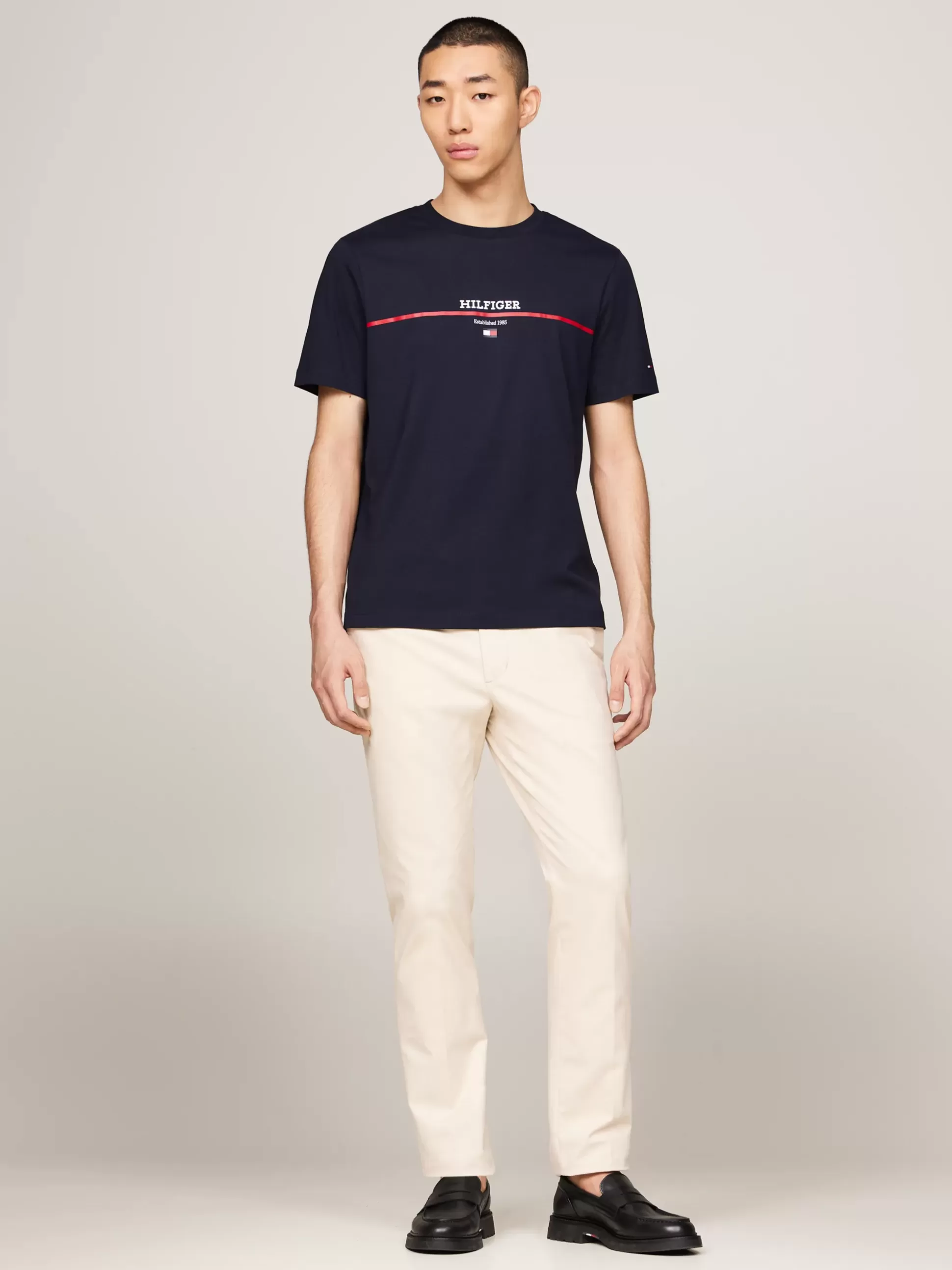 Tommy Hilfiger T-Shirty^T-shirt Z Paskiem I Logo Hilfiger