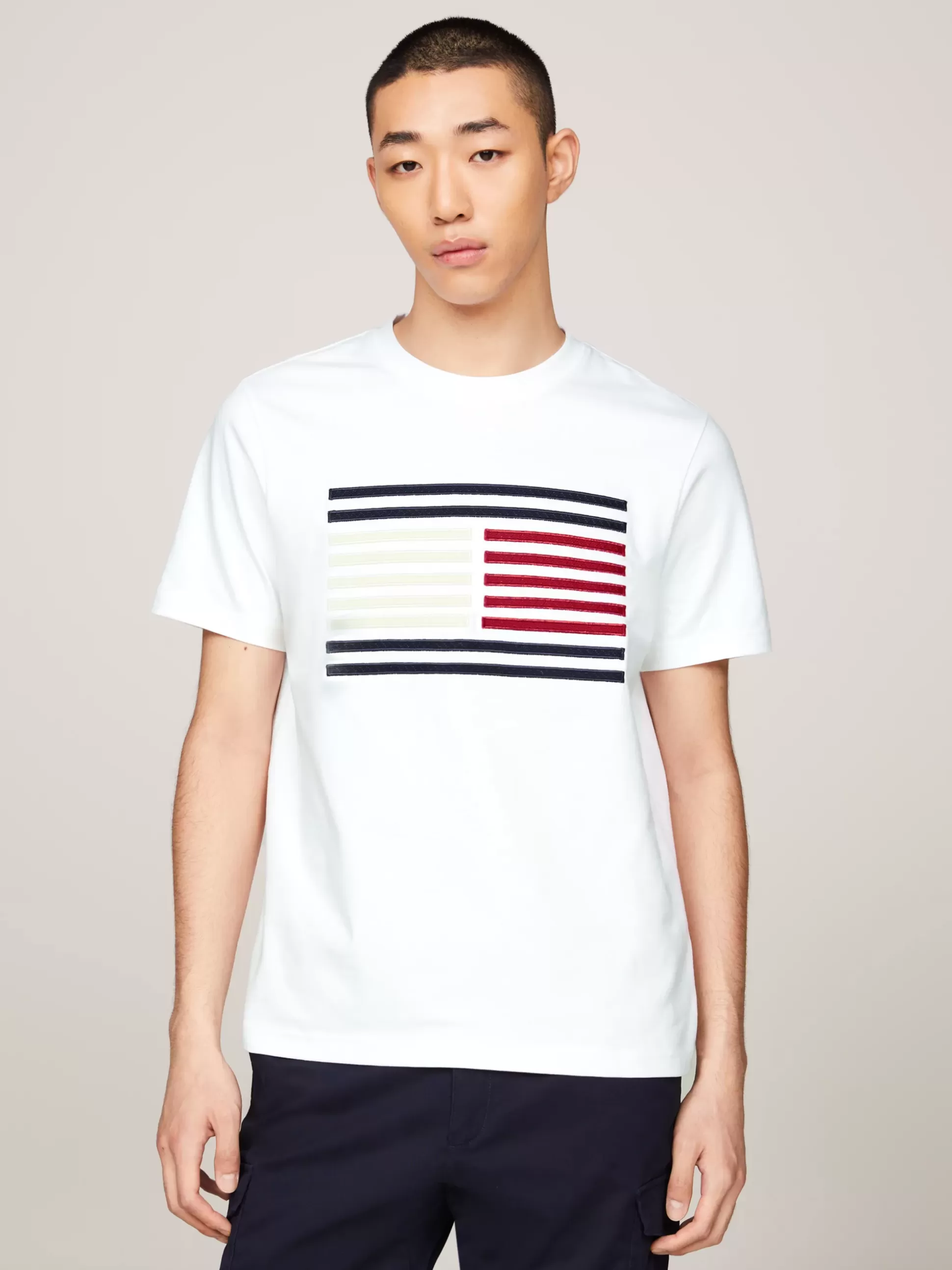 Tommy Hilfiger T-Shirty^T-shirt Z Rypsową Flagą