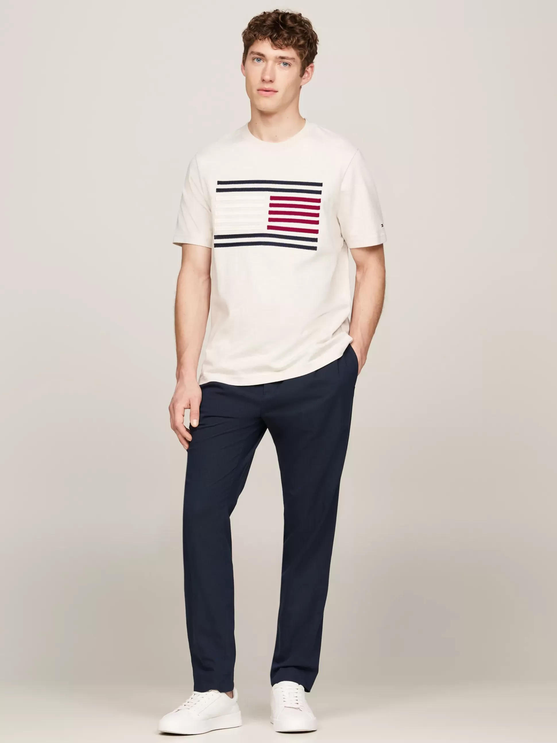 Tommy Hilfiger T-Shirty^T-shirt Z Rypsową Flagą