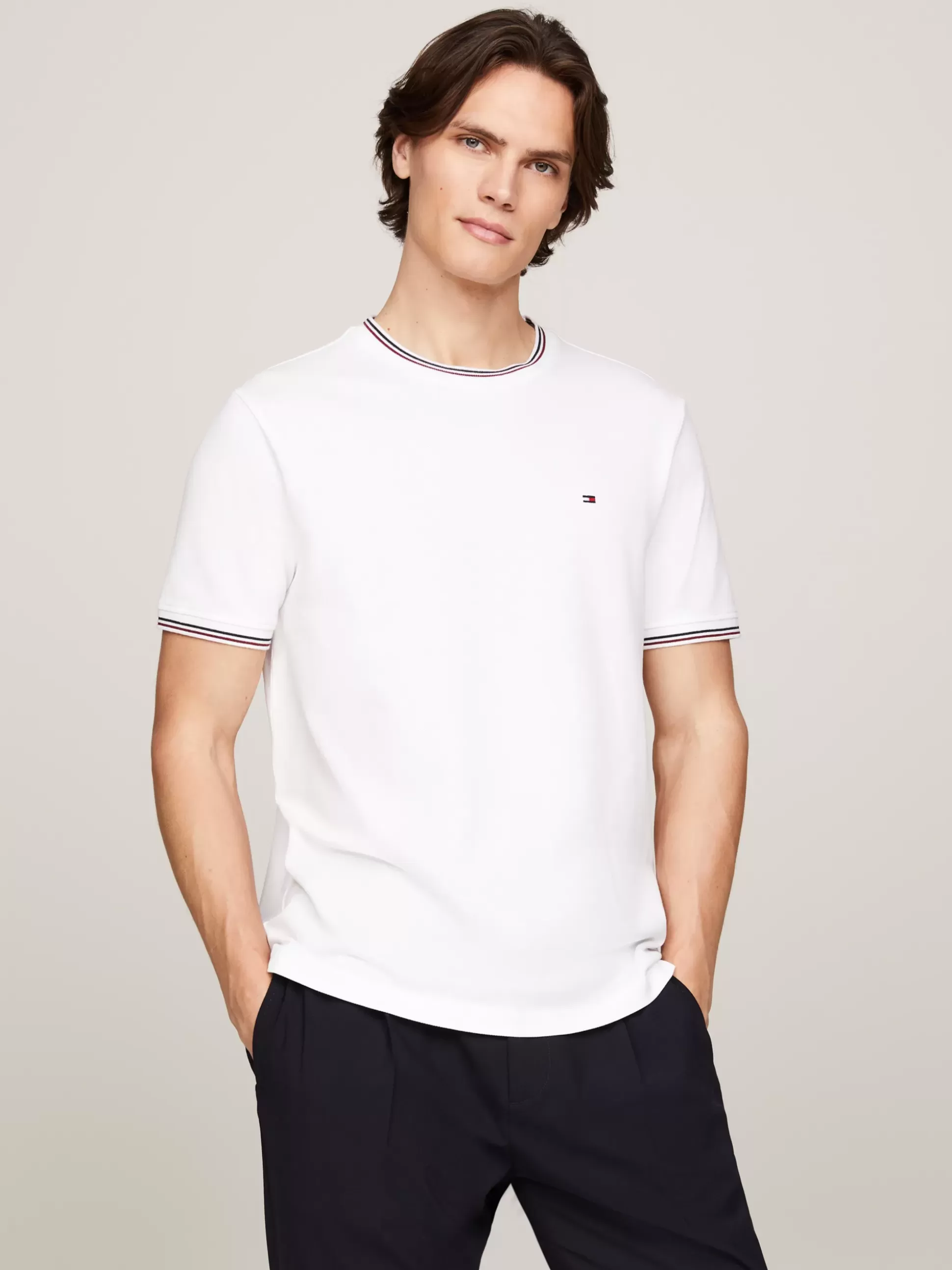 Tommy Hilfiger T-Shirty^T-shirt Z Sygnowanymi Paskami