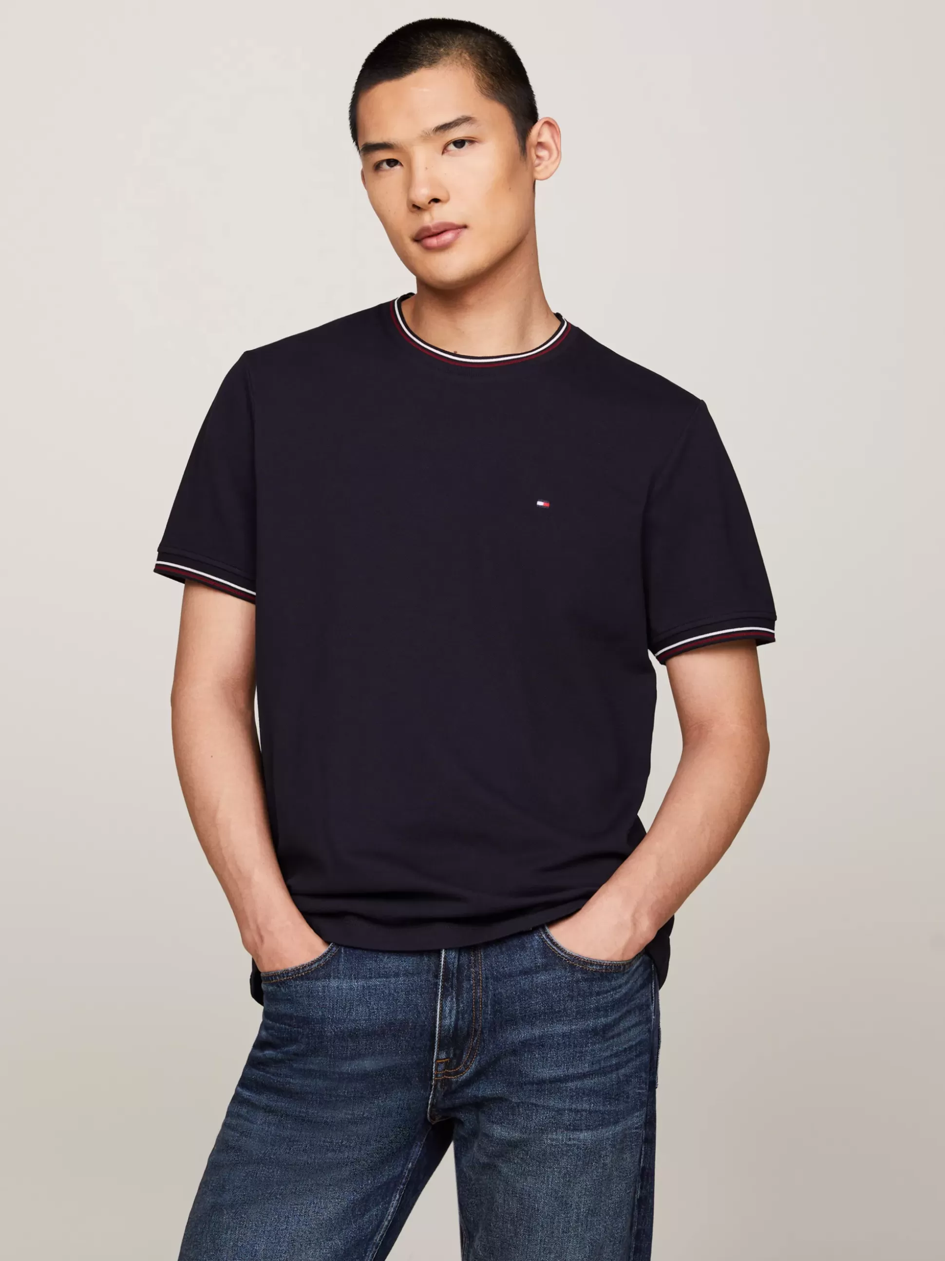 Tommy Hilfiger T-Shirty^T-shirt Z Sygnowanymi Paskami