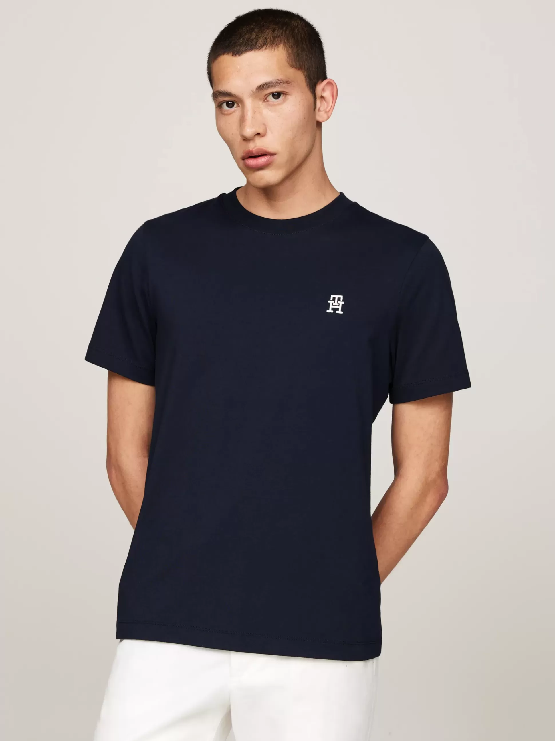 Tommy Hilfiger T-Shirty^T-shirt Z Wyszywanym Monogramem TH