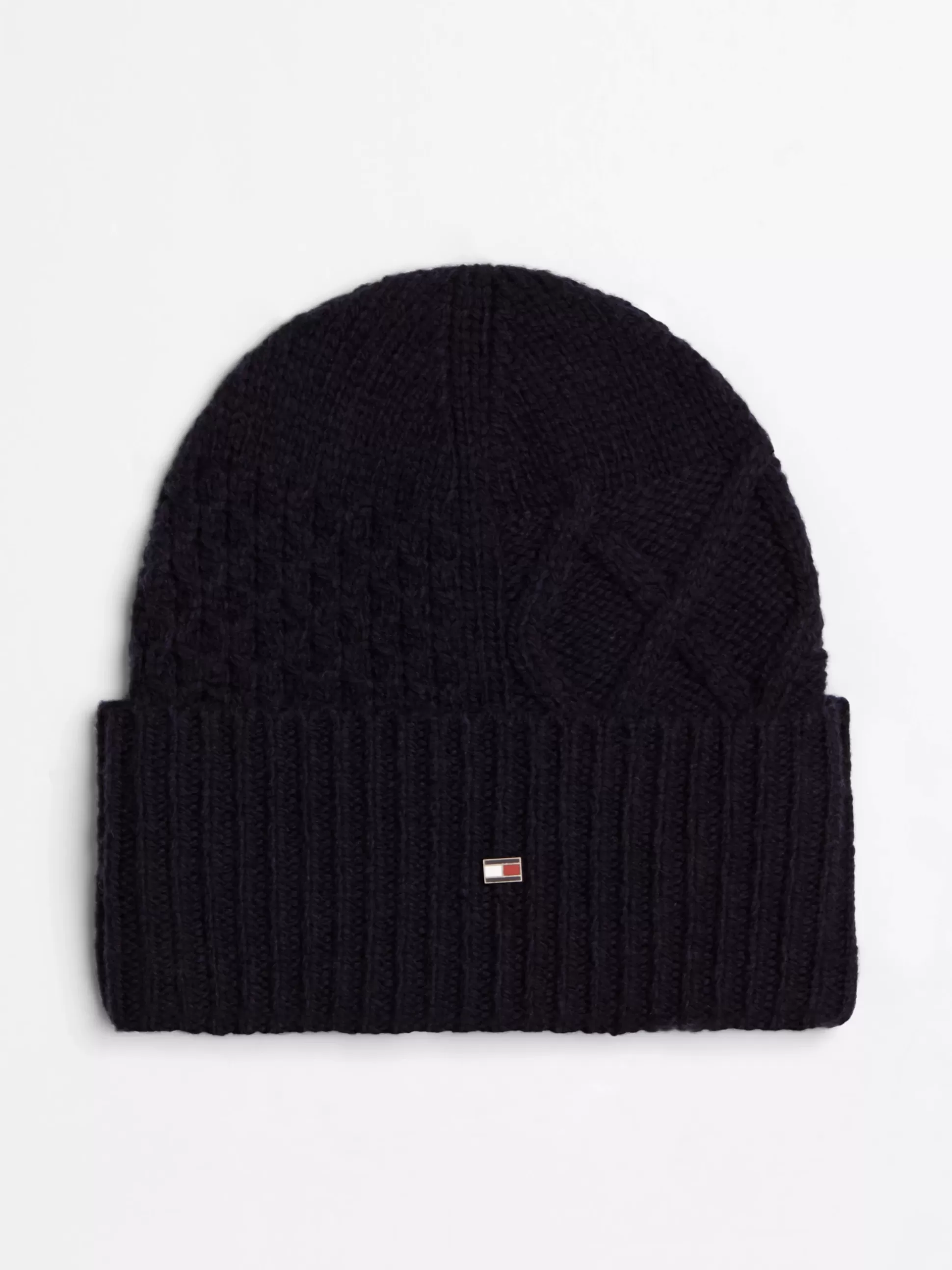 Tommy Hilfiger Czapki | Czapki I Szaliki^Wełniana Czapka Typu Beanie Z Flagą Hilfiger