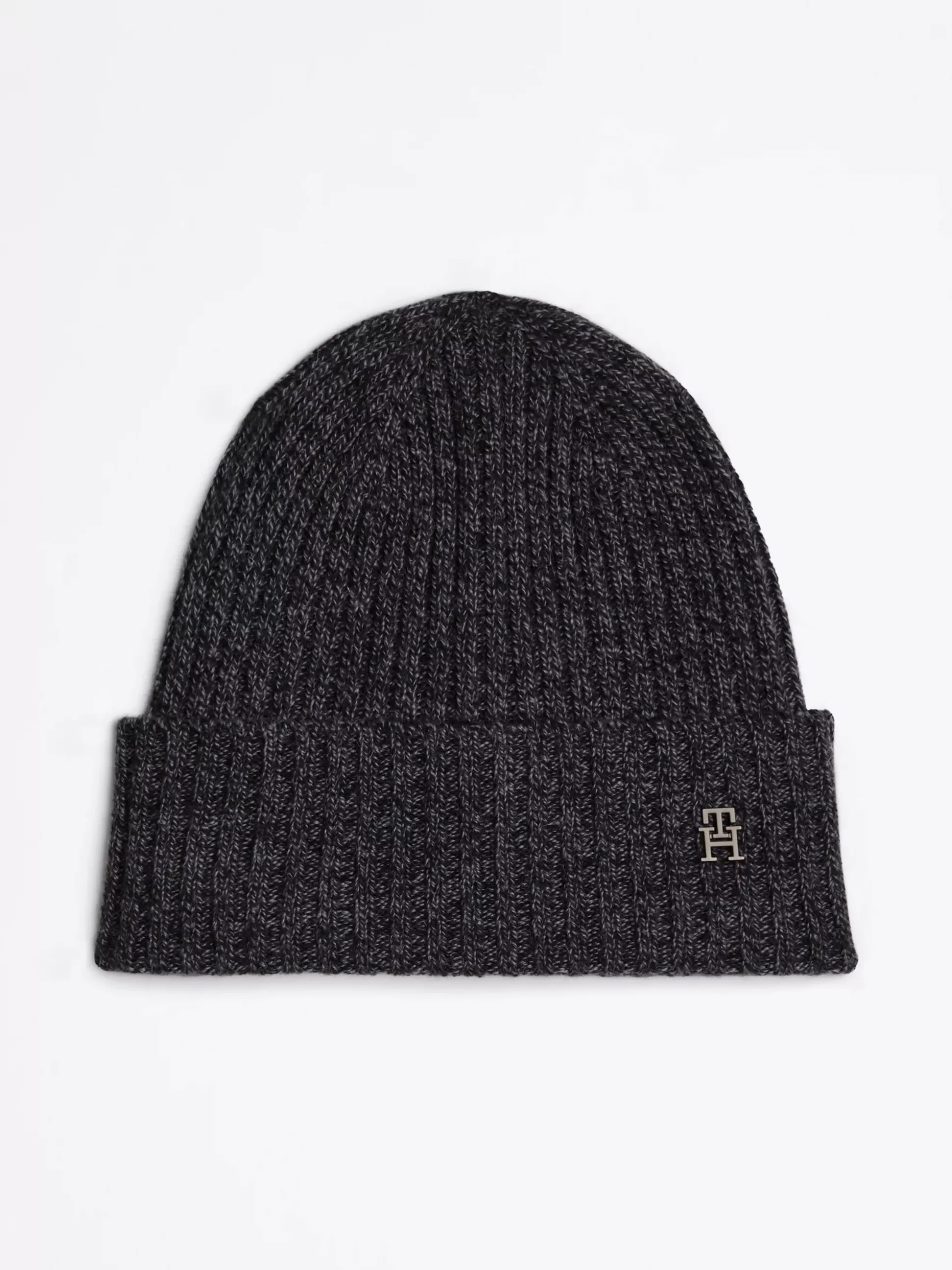 Tommy Hilfiger Czapki | Czapki I Szaliki^Wełniana Czapka Typu Beanie Z Monogramem TH