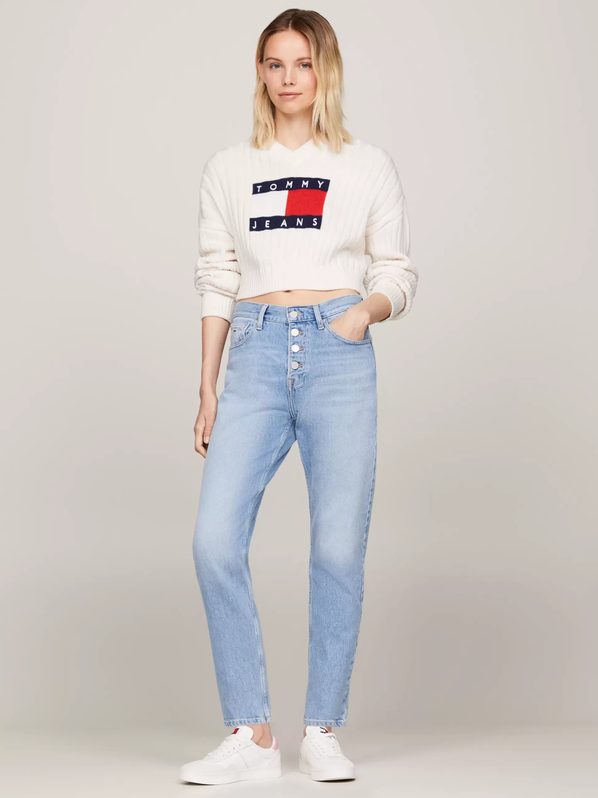 Tommy Hilfiger Jeansy^Wąskie Jeansy Izzie Z Wysokim Stanem