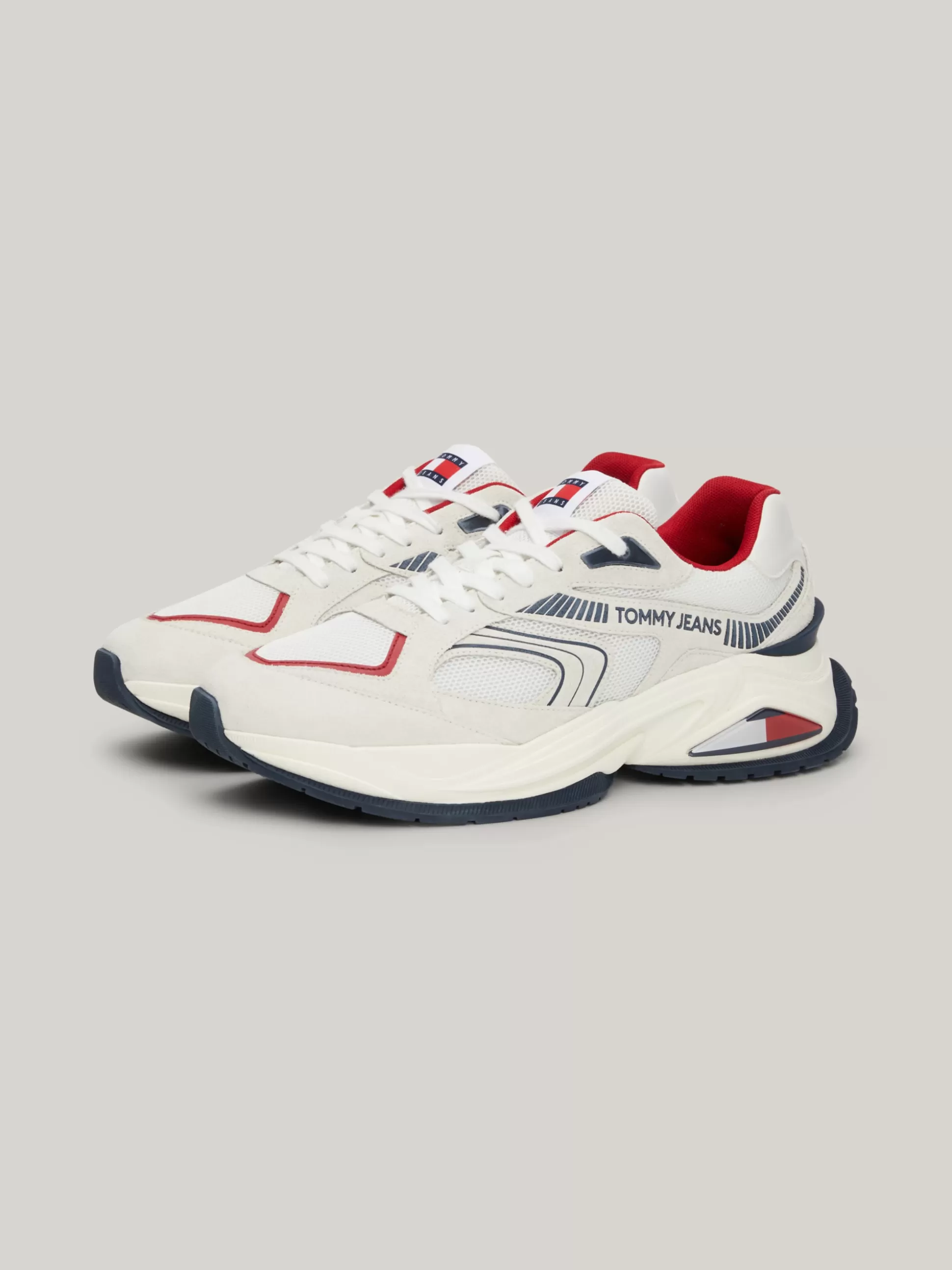 Tommy Hilfiger White Trainers | Sneakersy^Zamszowe Buty Do Biegania