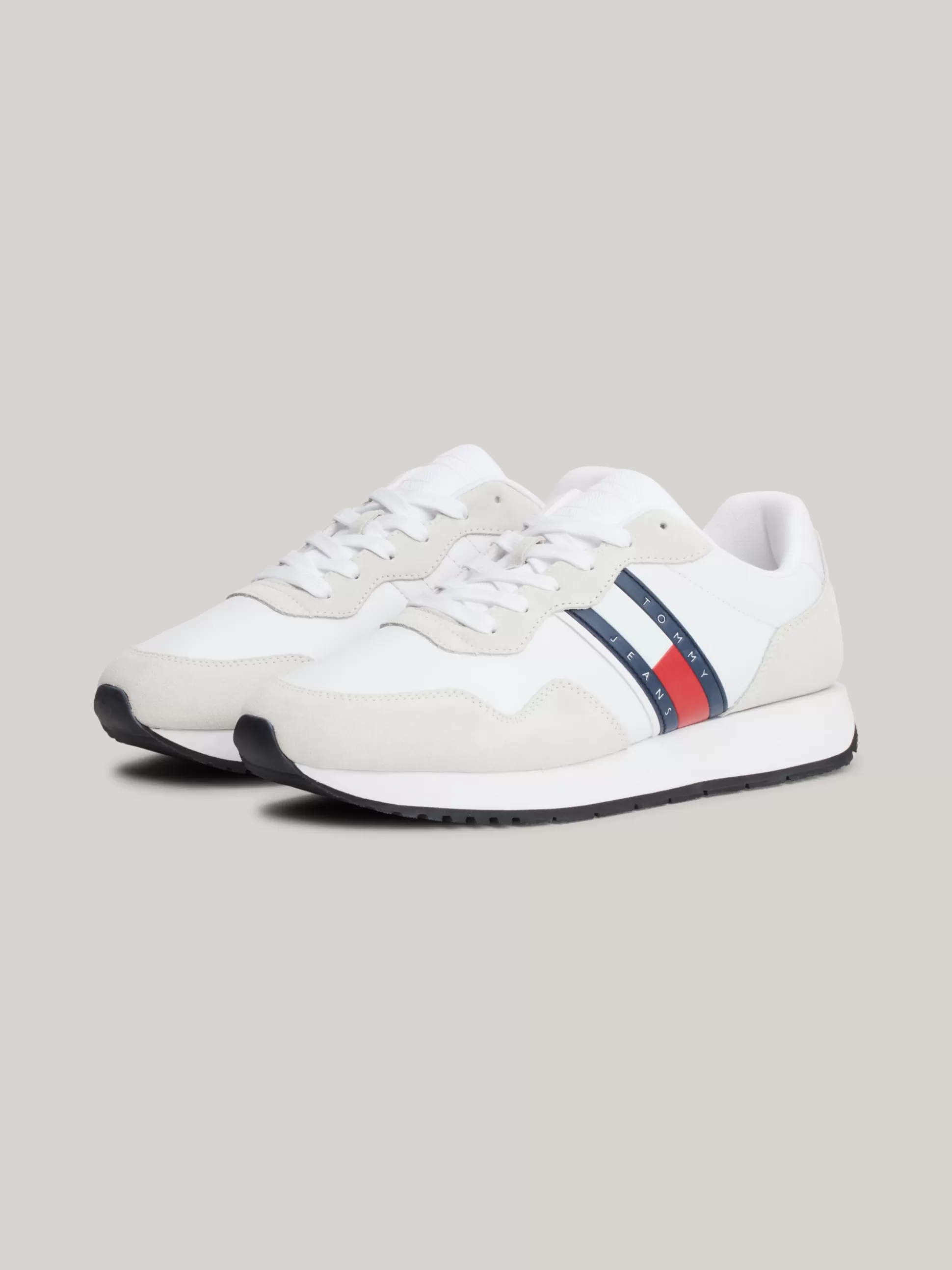 Tommy Hilfiger White Trainers | Sneakersy^Zamszowe Buty Sportowe Do Biegania Z Logo