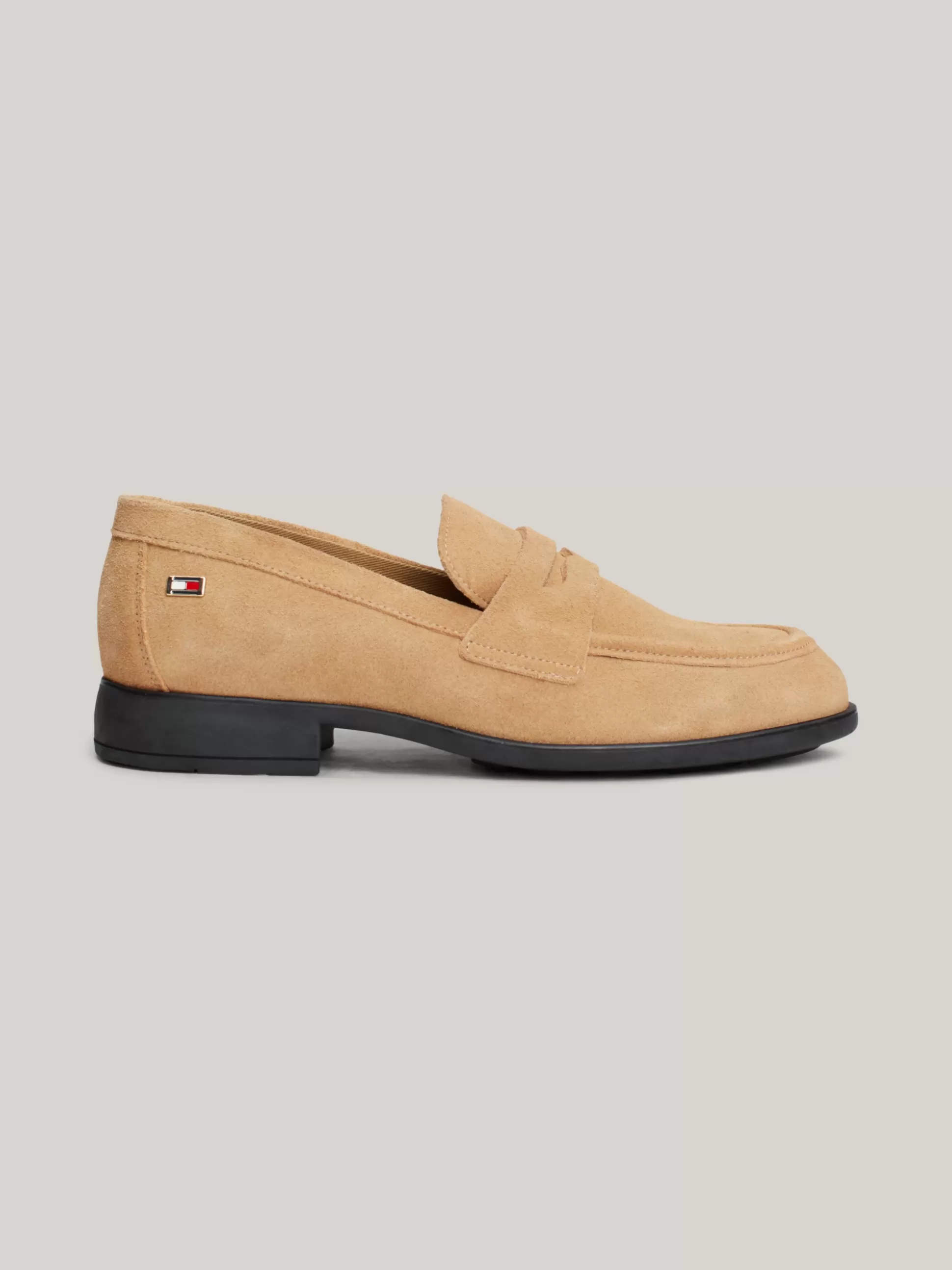 Tommy Hilfiger Mokasyny & Loafers | Płaskie Buty^Zamszowe Mokasyny Z Emaliowaną Flagą