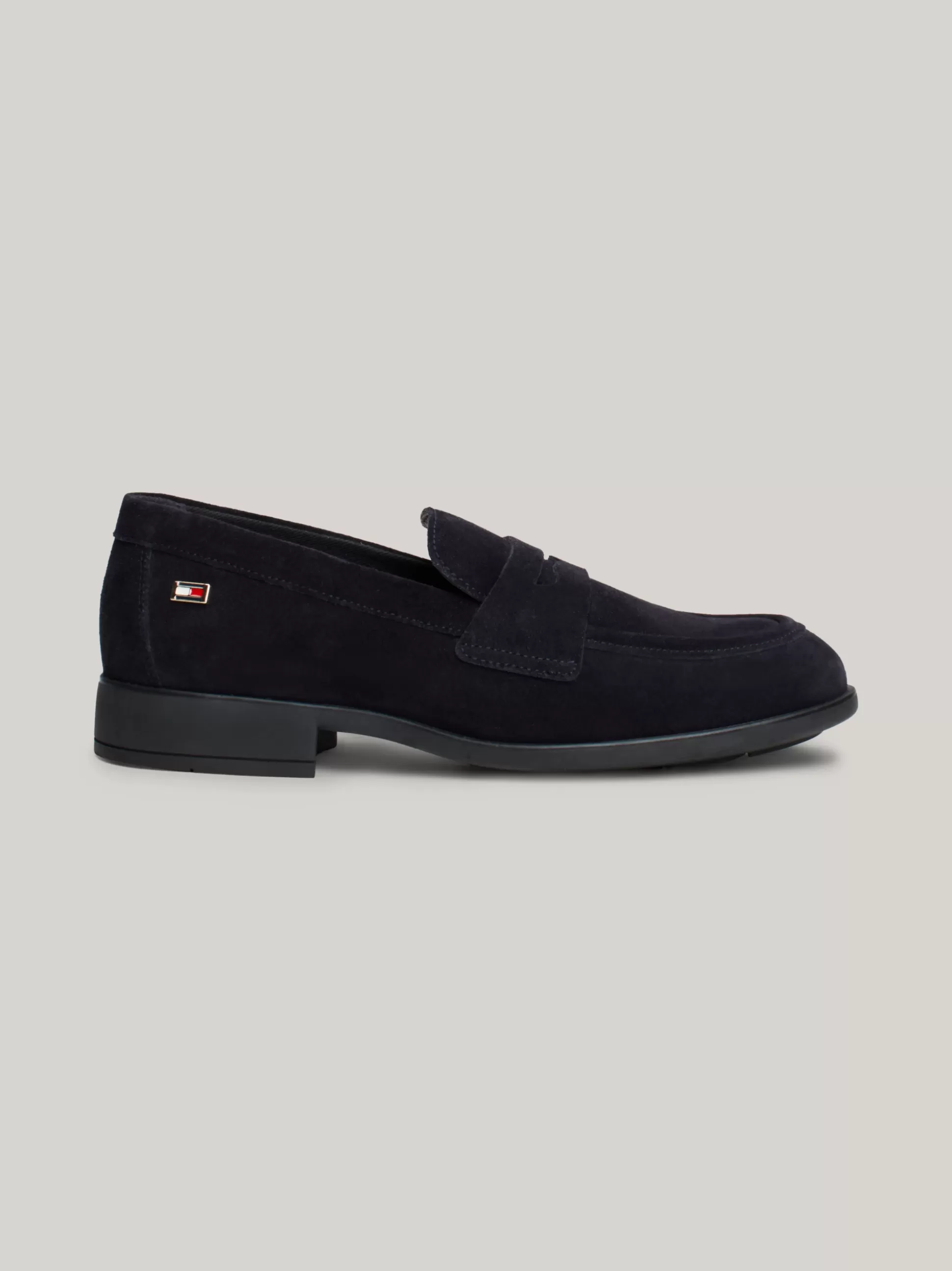 Tommy Hilfiger Mokasyny & Loafers | Płaskie Buty^Zamszowe Mokasyny Z Emaliowaną Flagą