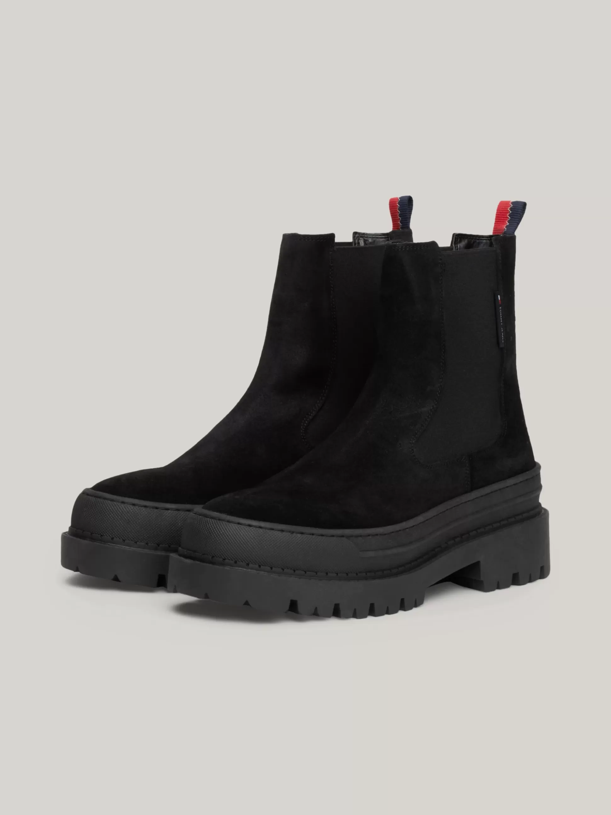 Tommy Hilfiger Chelsea Boots | Botki^Zamszowe Sztyblety Na Podeszwie Z Protektorem