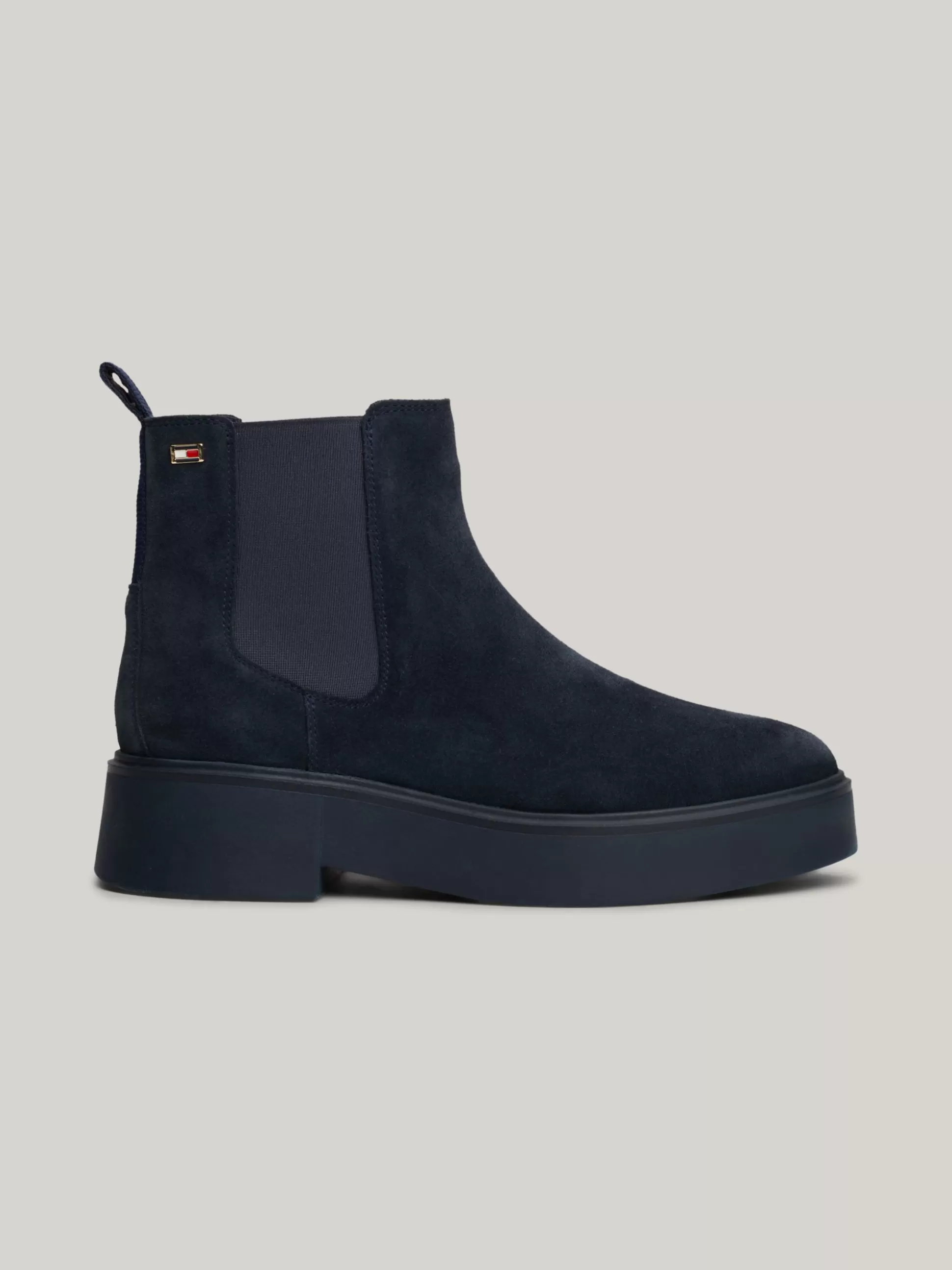 Tommy Hilfiger Chelsea Boots | Botki^Zamszowe Sztyblety Z Grubą Podeszwą