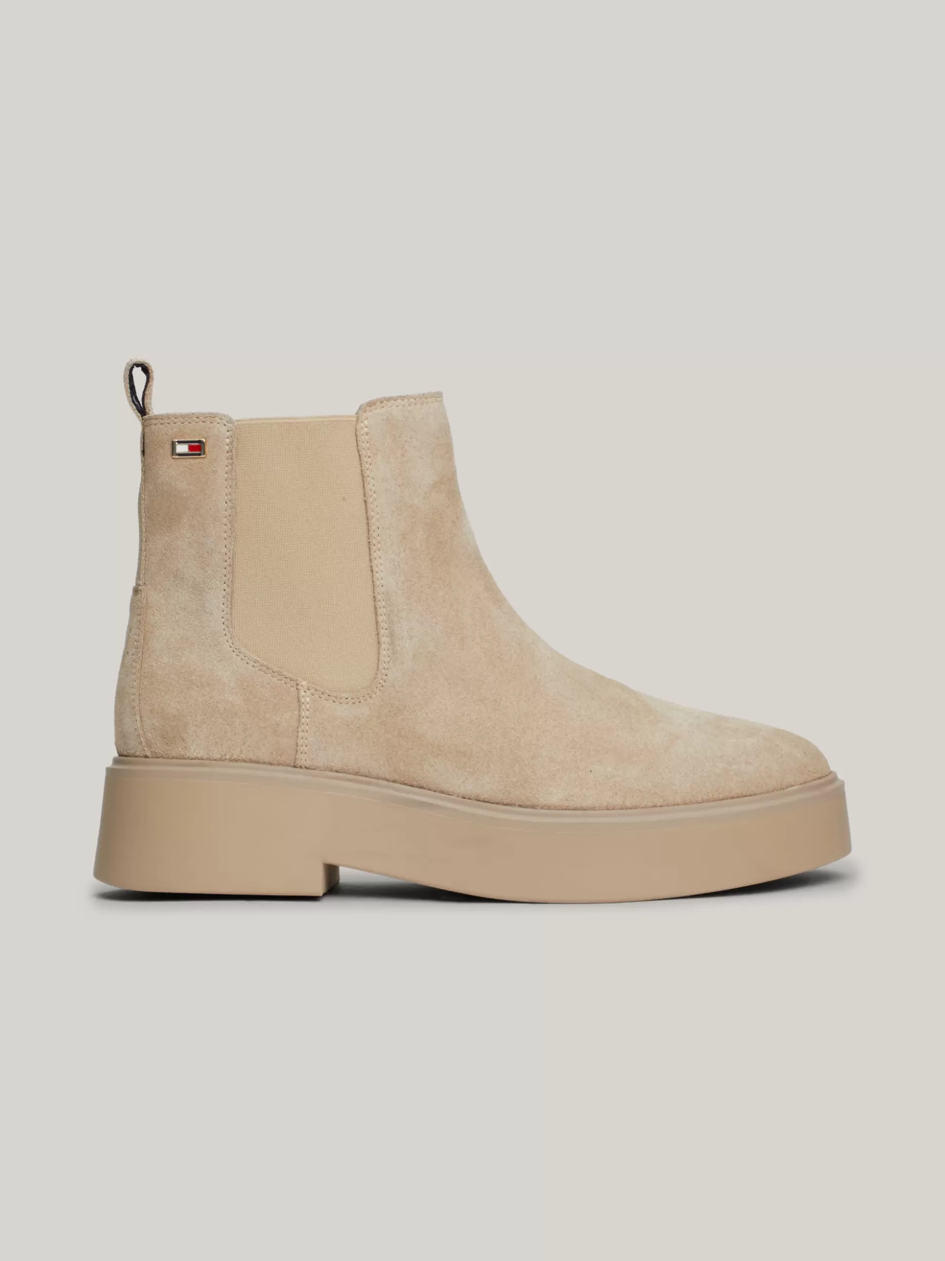 Tommy Hilfiger Chelsea Boots | Botki^Zamszowe Sztyblety Z Grubą Podeszwą