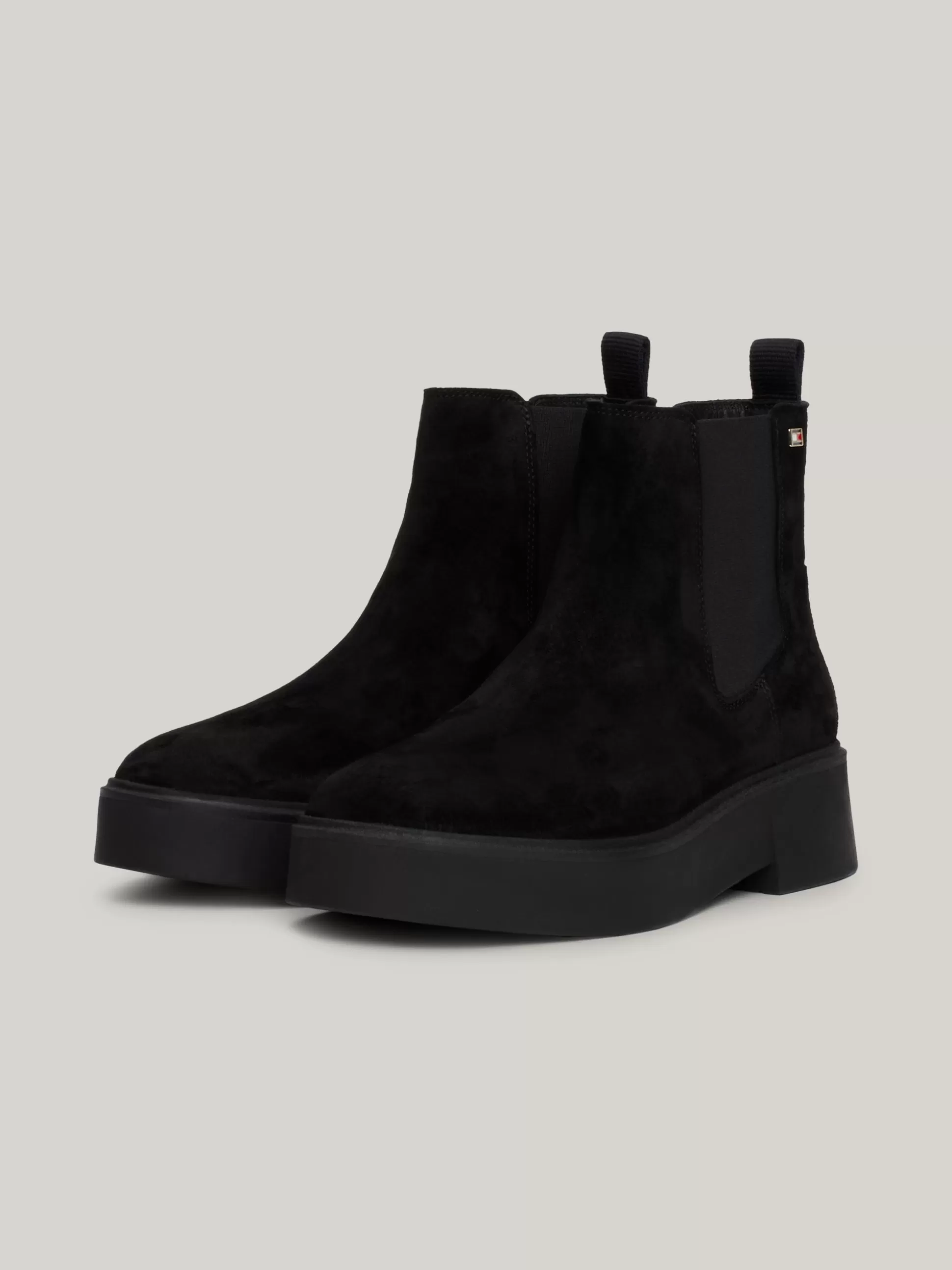 Tommy Hilfiger Chelsea Boots | Botki^Zamszowe Sztyblety Z Grubą Podeszwą