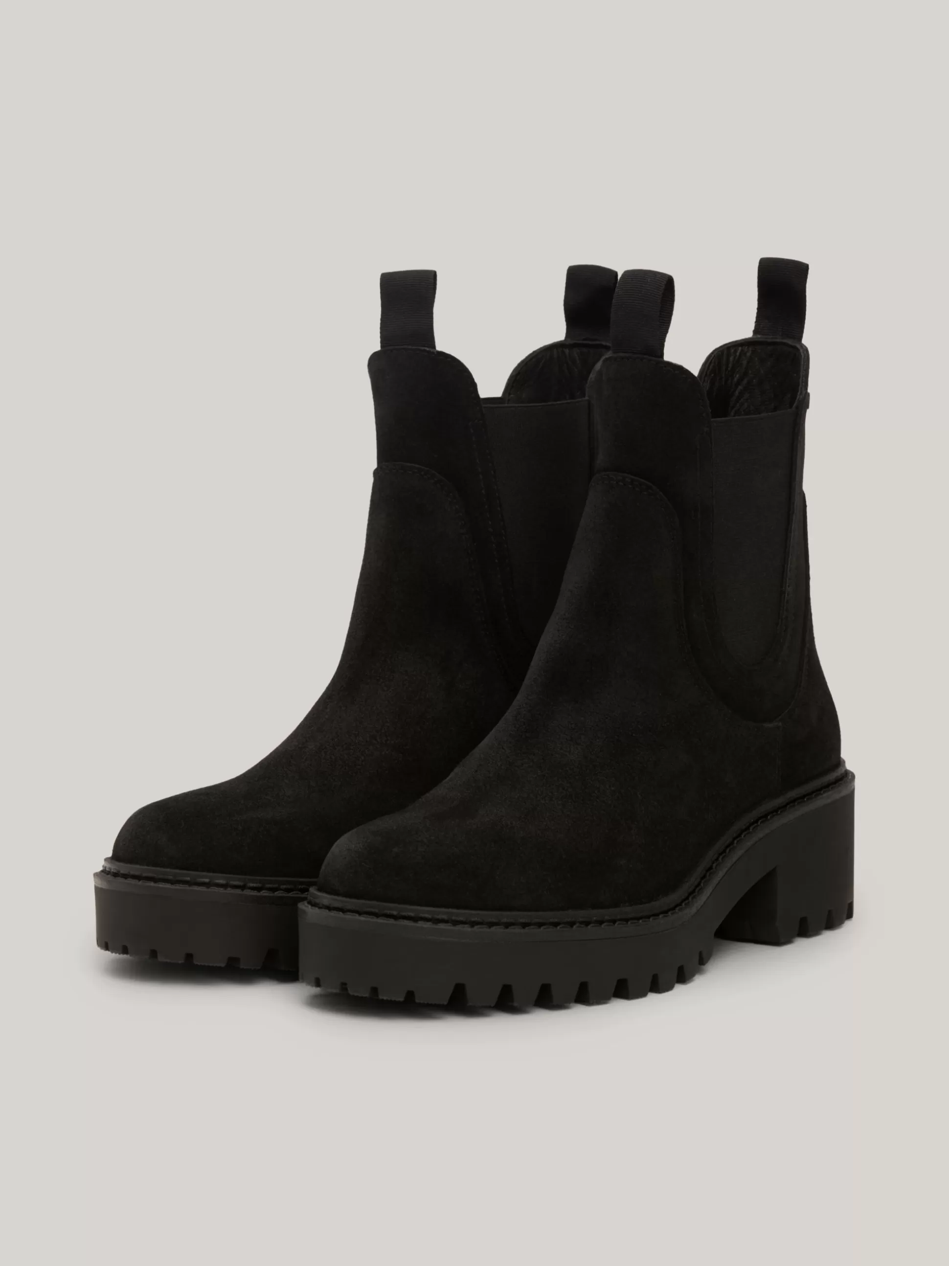 Tommy Hilfiger Chelsea Boots | Botki^Zamszowe Sztyblety Z Grubą Podeszwą