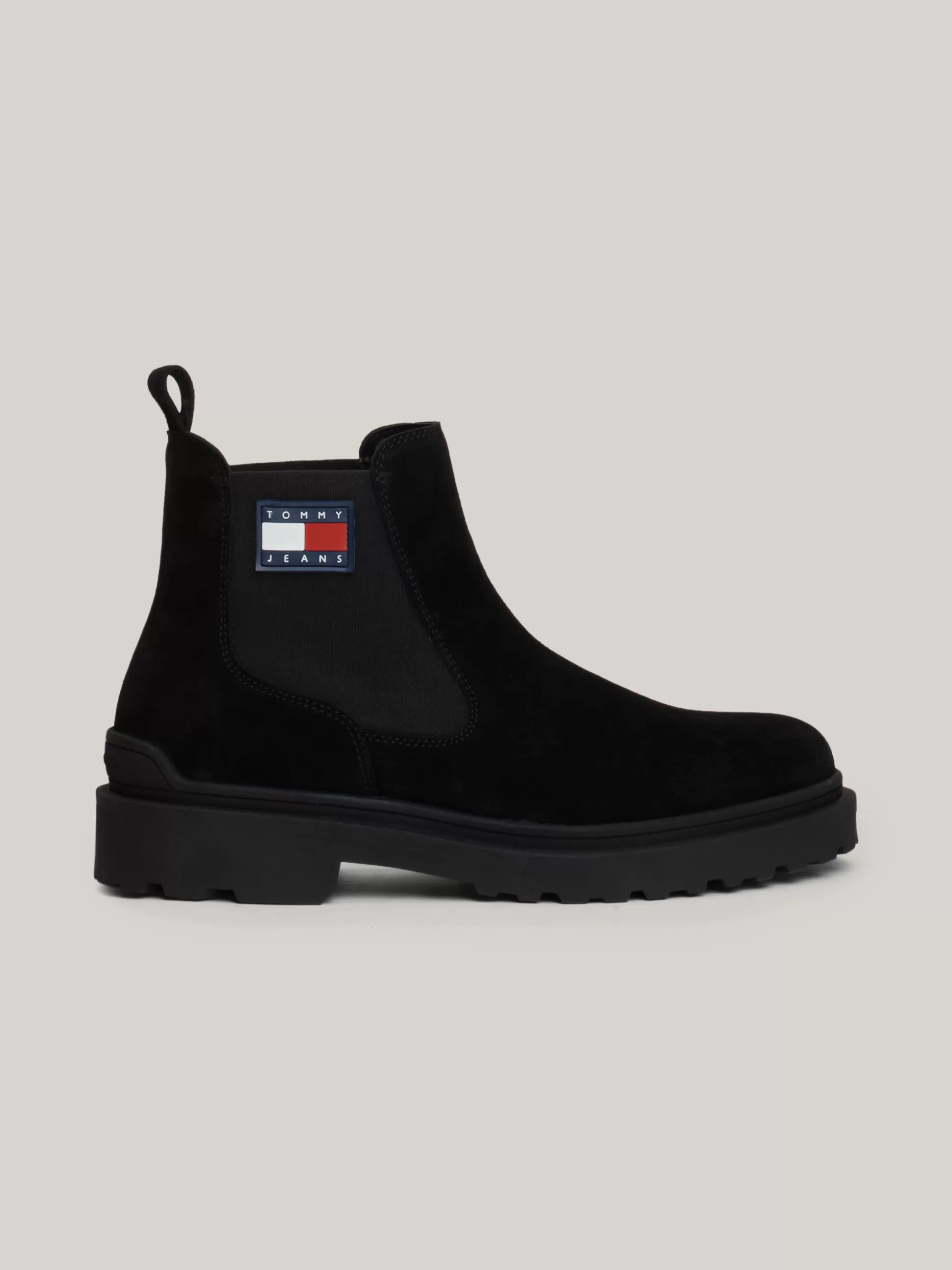 Tommy Hilfiger Sztyblety | Buty^Zamszowe Sztyblety Z Logo Powlekanym Gumą