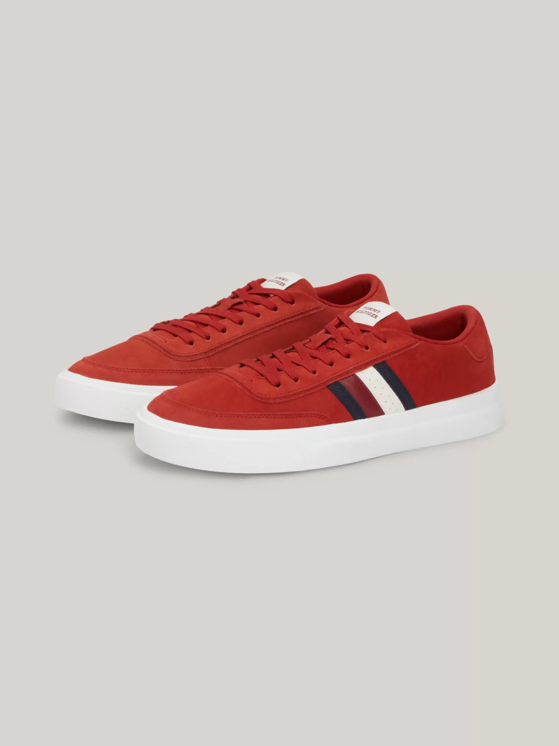 Tommy Hilfiger Sneakersy^Zamszowe Tenisówki Na Podeszwie Typu Cupsole