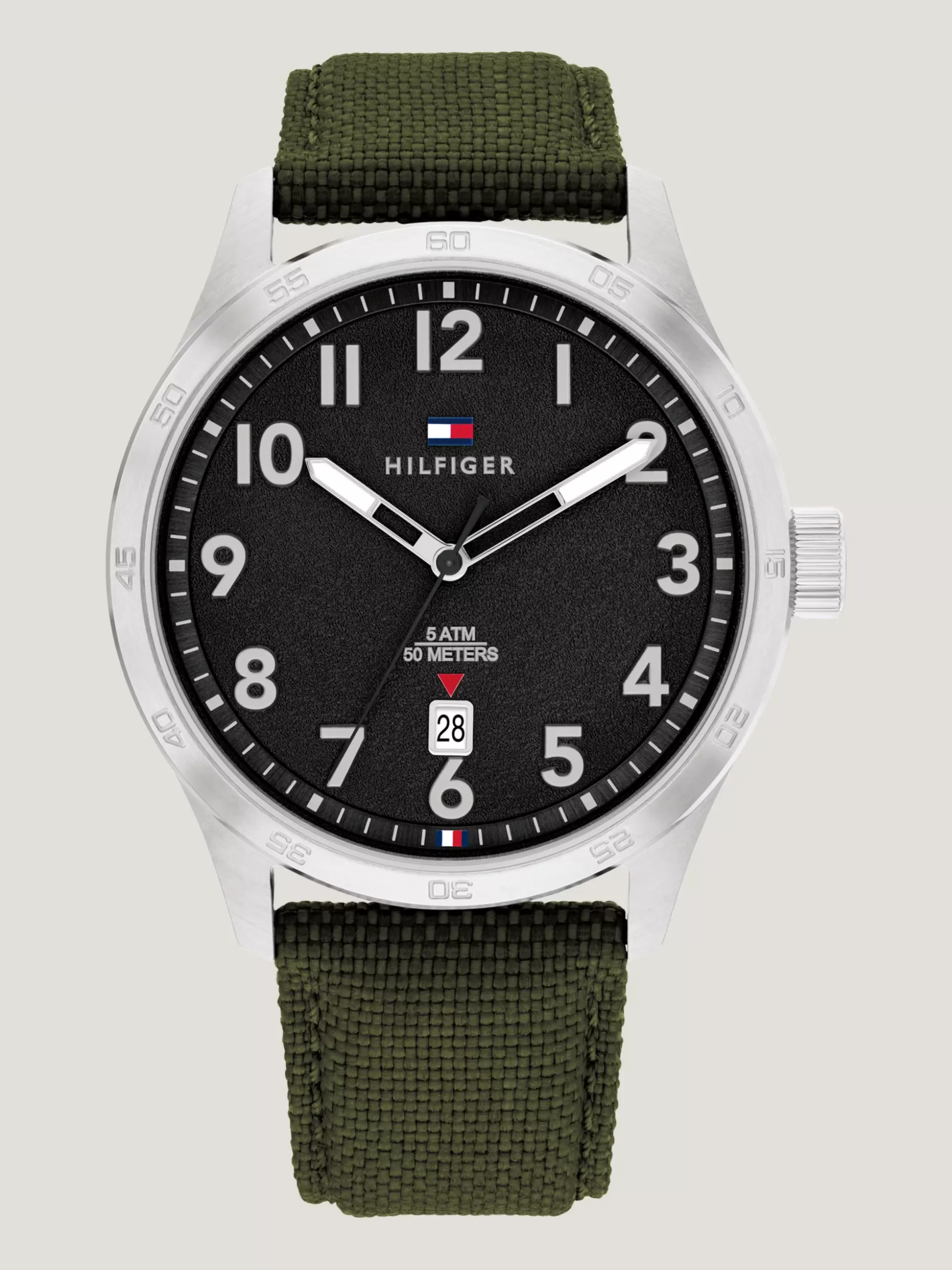 Tommy Hilfiger Zegarki^Zegarek Ze Stali Nierdzewnej Z Paskiem CORDURA®