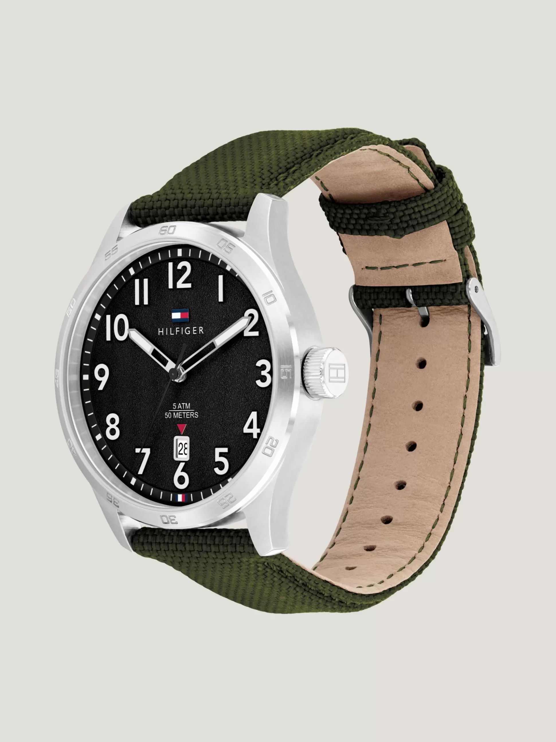 Tommy Hilfiger Zegarki^Zegarek Ze Stali Nierdzewnej Z Paskiem CORDURA®