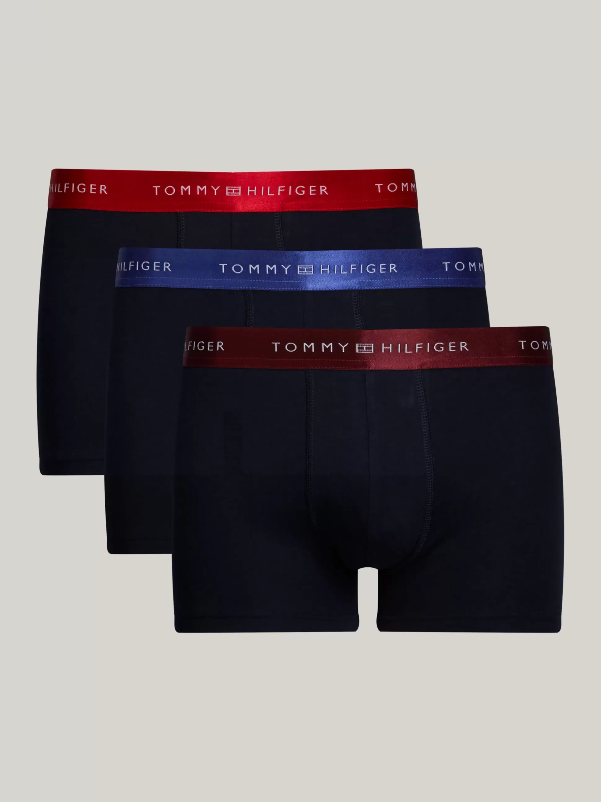 Tommy Hilfiger Kąpielówki | Bielizna^Zestaw 3 Par Bokserek Typu Trunks Z Logo