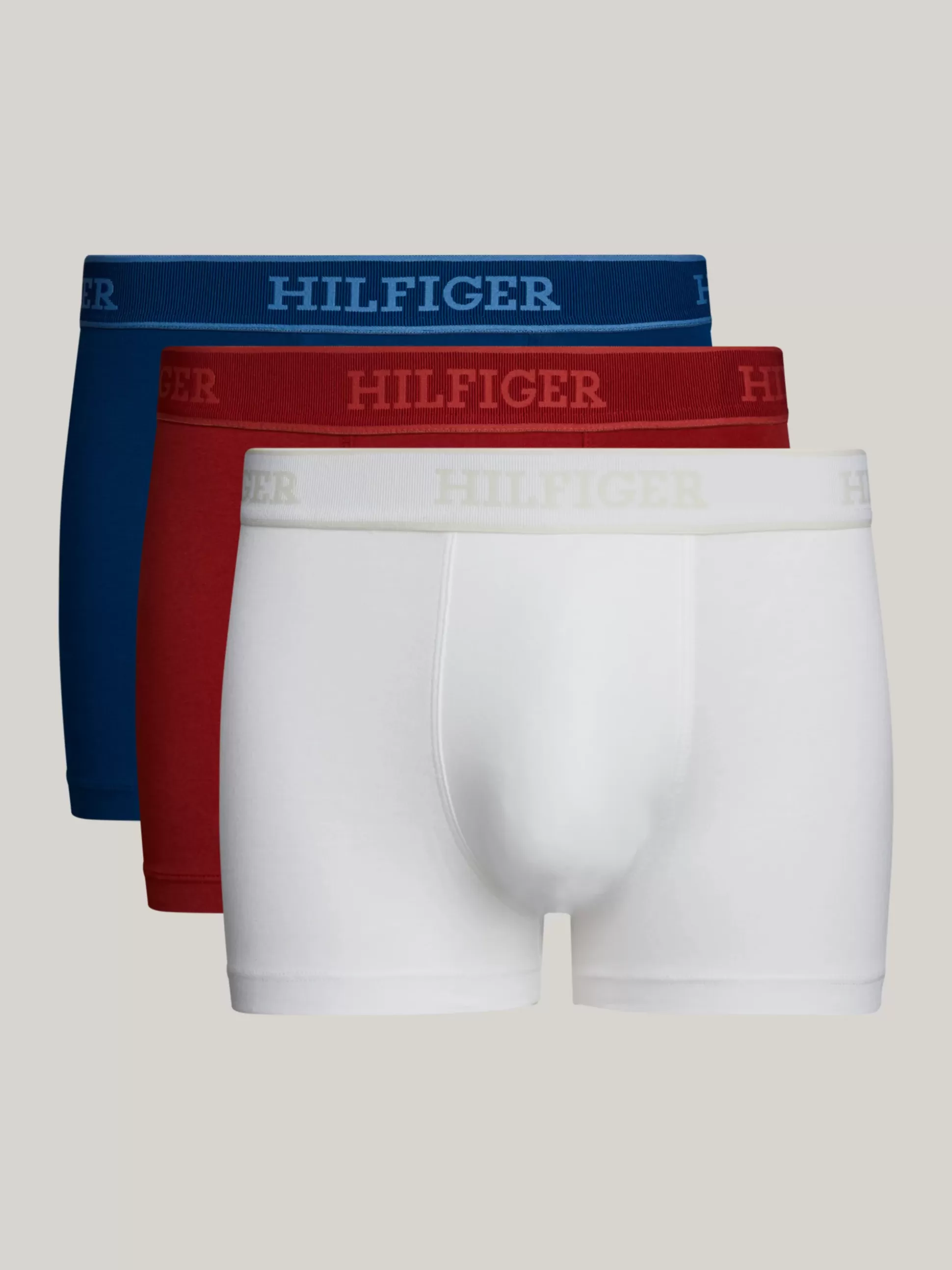 Tommy Hilfiger Kąpielówki | Bielizna^Zestaw 3 Par Bokserek Z Logo Hilfiger Monotype