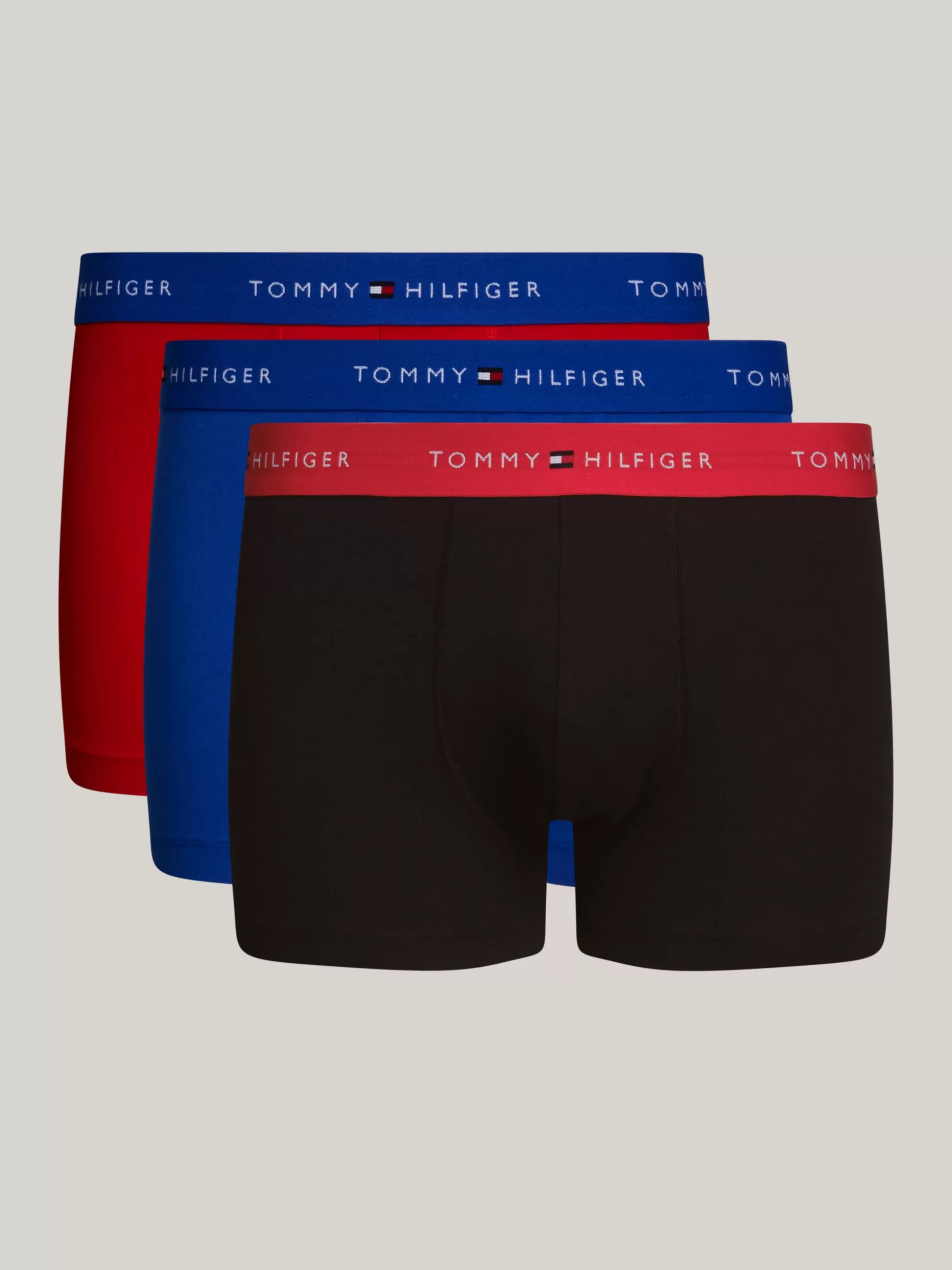 Tommy Hilfiger Kąpielówki | Bielizna^Zestaw 3 Par Bokserek Z Logo Na Pasku