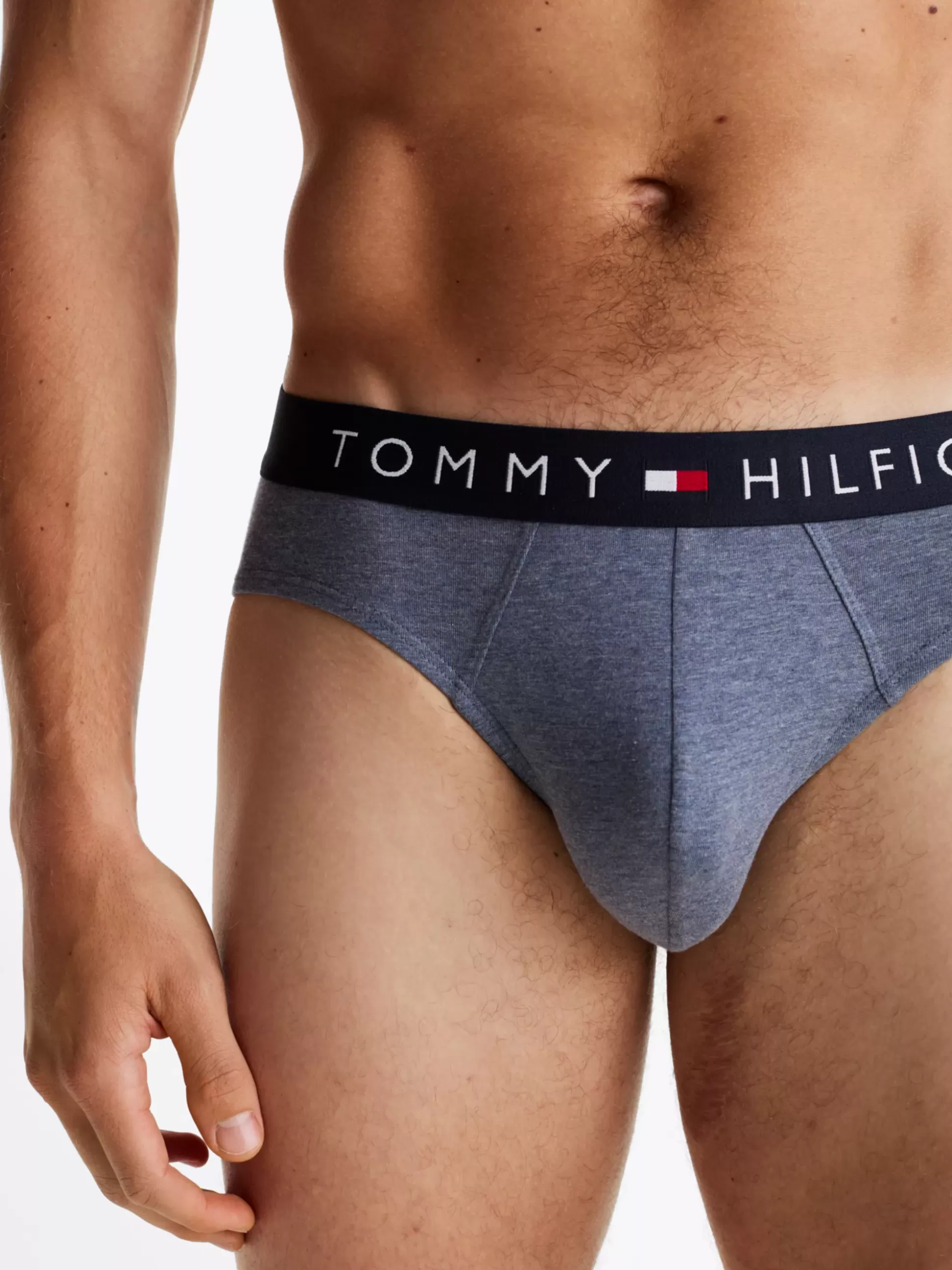Tommy Hilfiger Obcisłe Bokserki | Bielizna^Zestaw 3 Par Slipów TH Original Z Wzorem