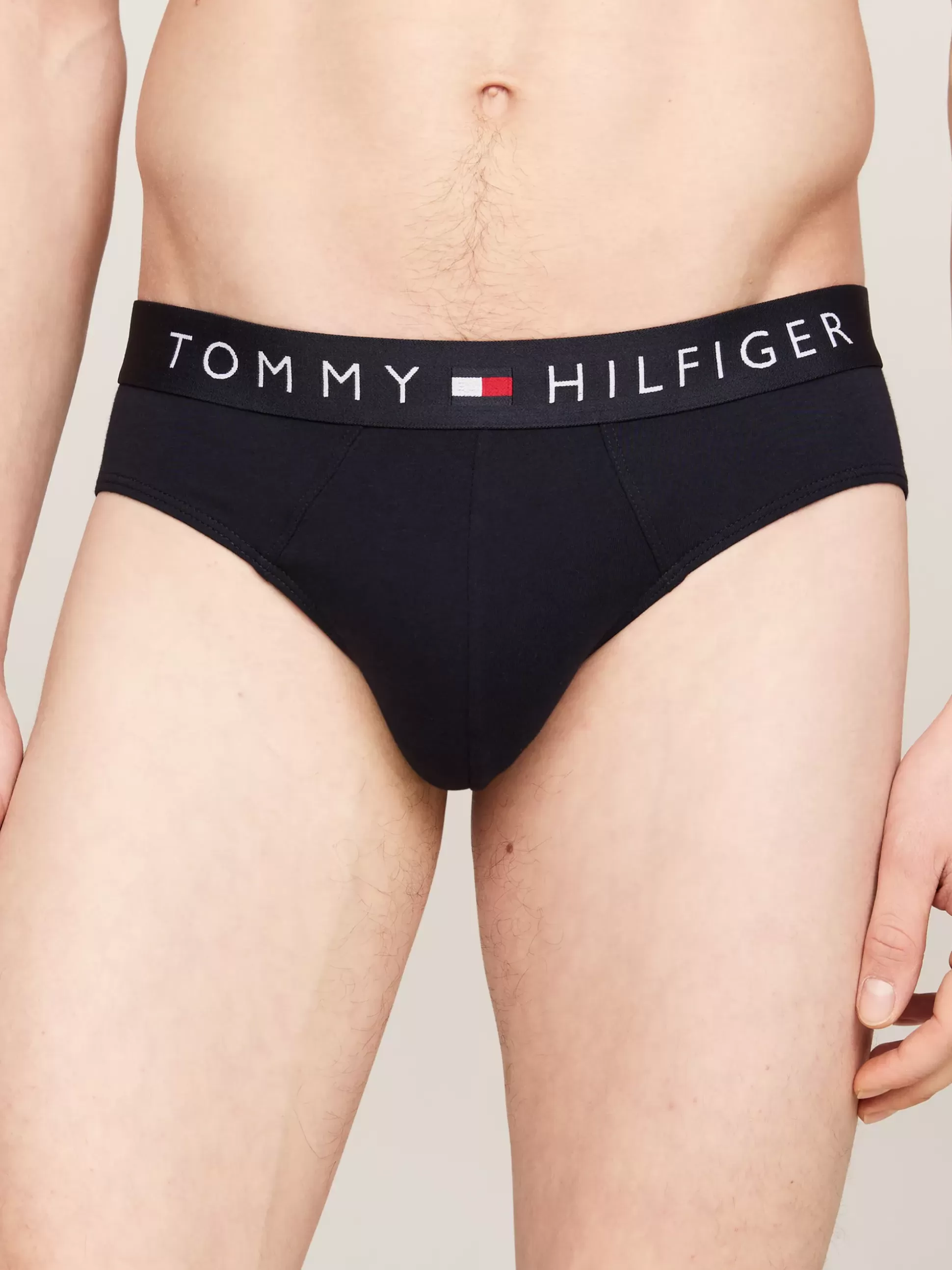 Tommy Hilfiger Obcisłe Bokserki | Bielizna^Zestaw 3 Par Slipów Z Logo TH Original