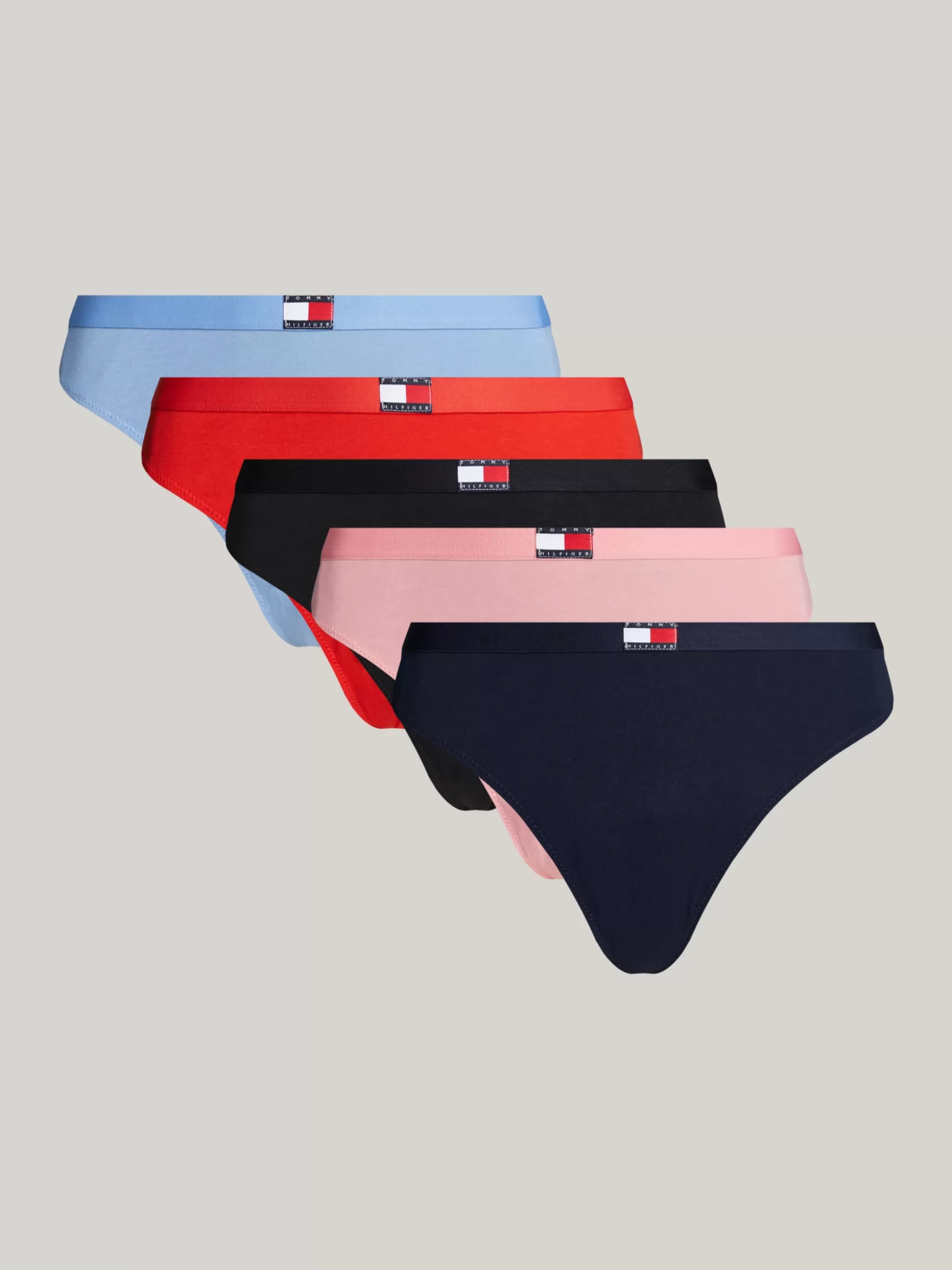 Tommy Hilfiger Figi | Bielizna^Zestaw 5 Par Thongów TH Heritage