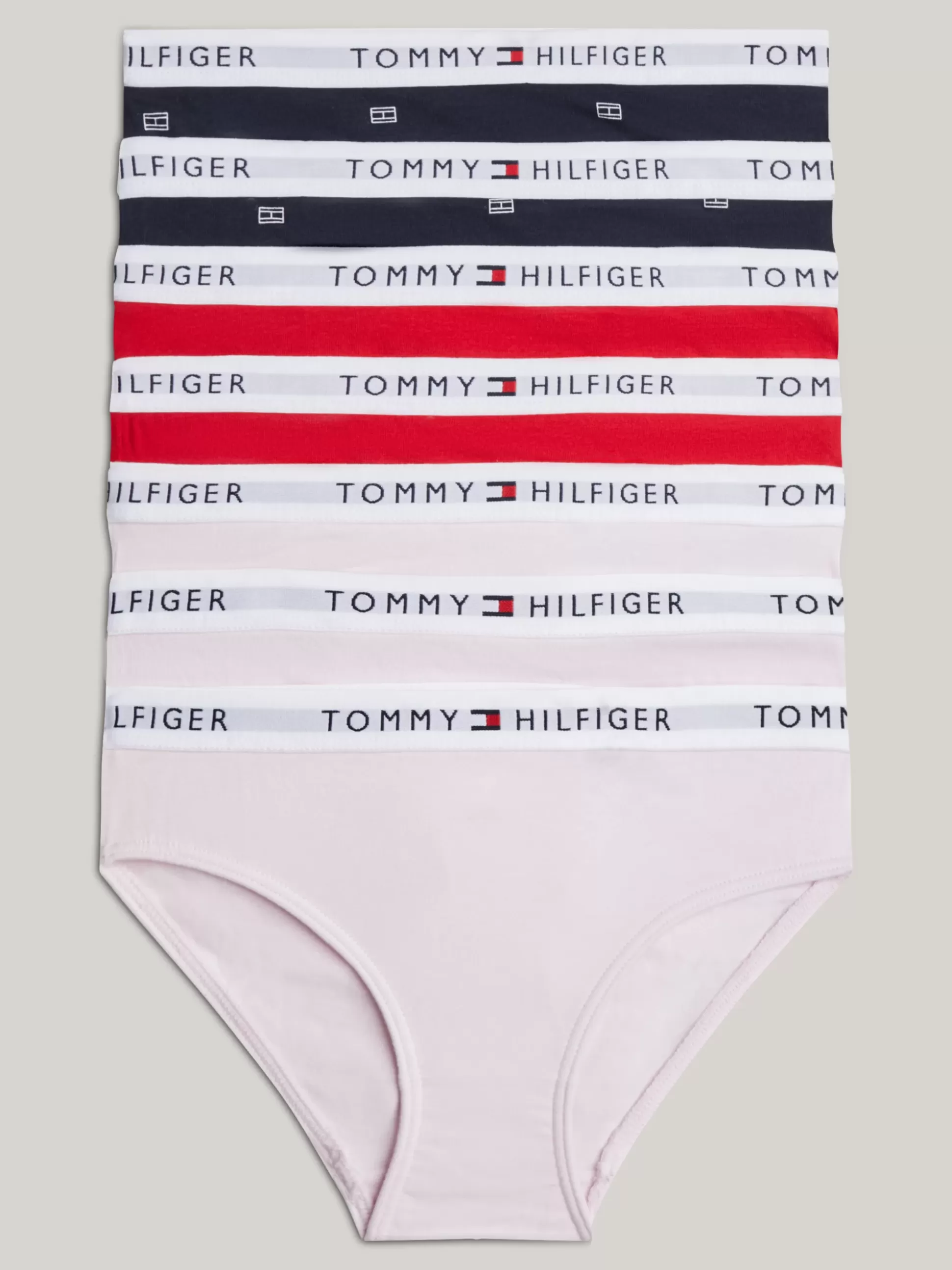 Dzieci Tommy Hilfiger Bielizna & Skarpetki^Zestaw 7 Par Fig Z Logo Na Pasku I Nadrukiem