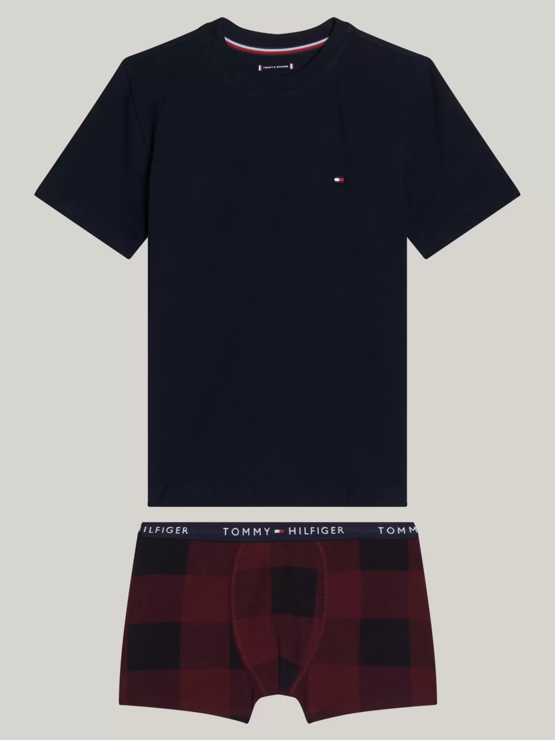 Dzieci Tommy Hilfiger Underwear & Socks^Zestaw Podarunkowy Z T-shirtem I Bokserkami