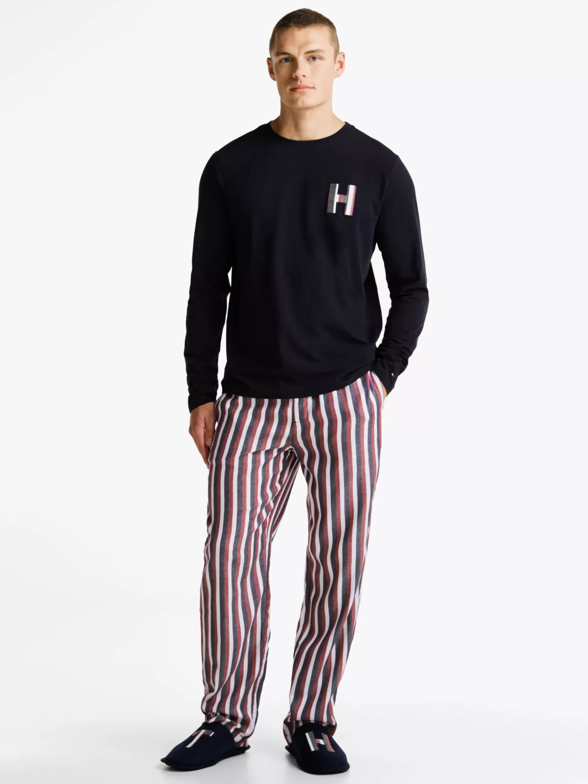 Tommy Hilfiger Piżamy^Zestaw Z Piżamą I Kapciami TH Original